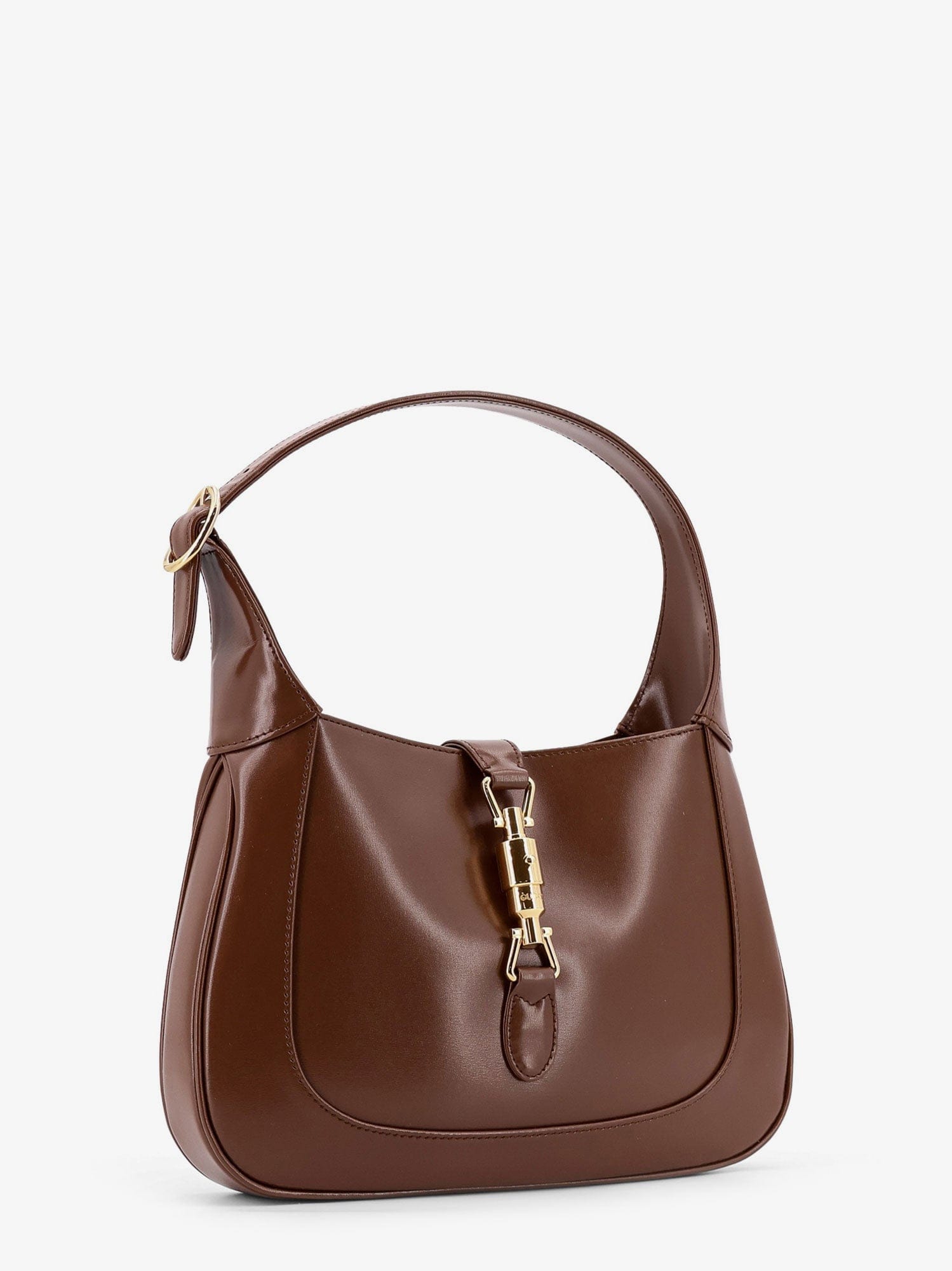 Gucci Leather shoulder bag with metal details