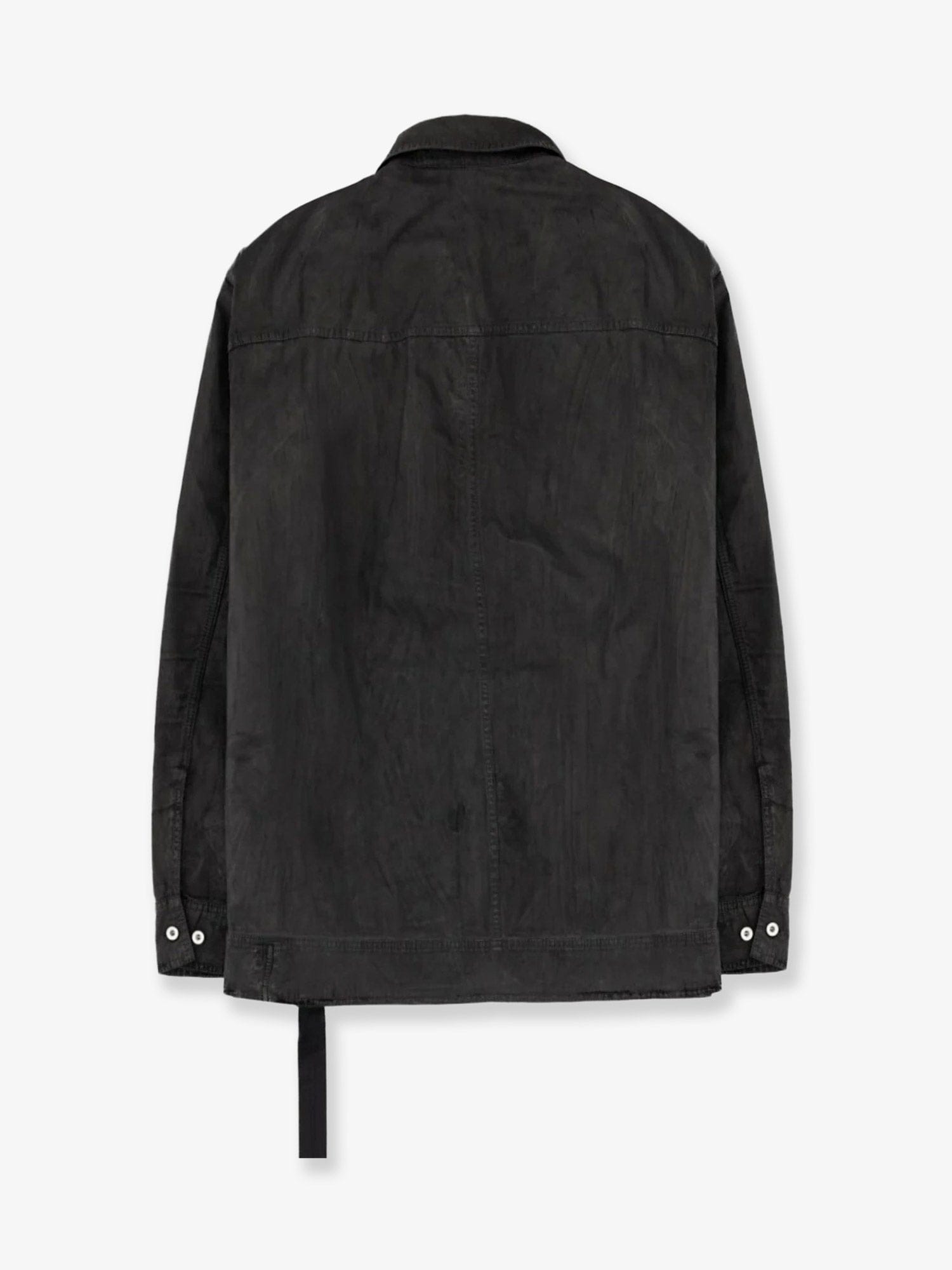 DRKSHDW Waxed black denim jacket