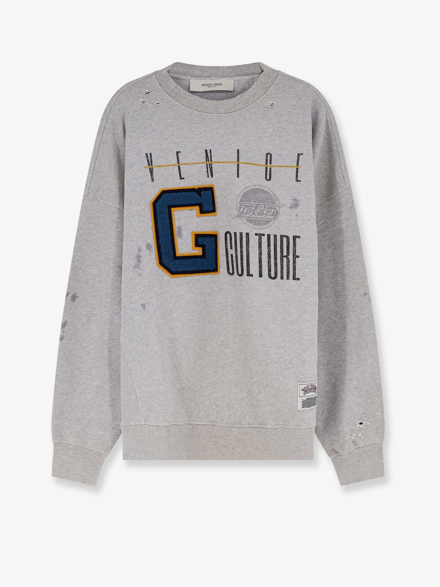 GOLDEN GOOSE DELUXE BRAND Cotton sweatshirt with print on the front
