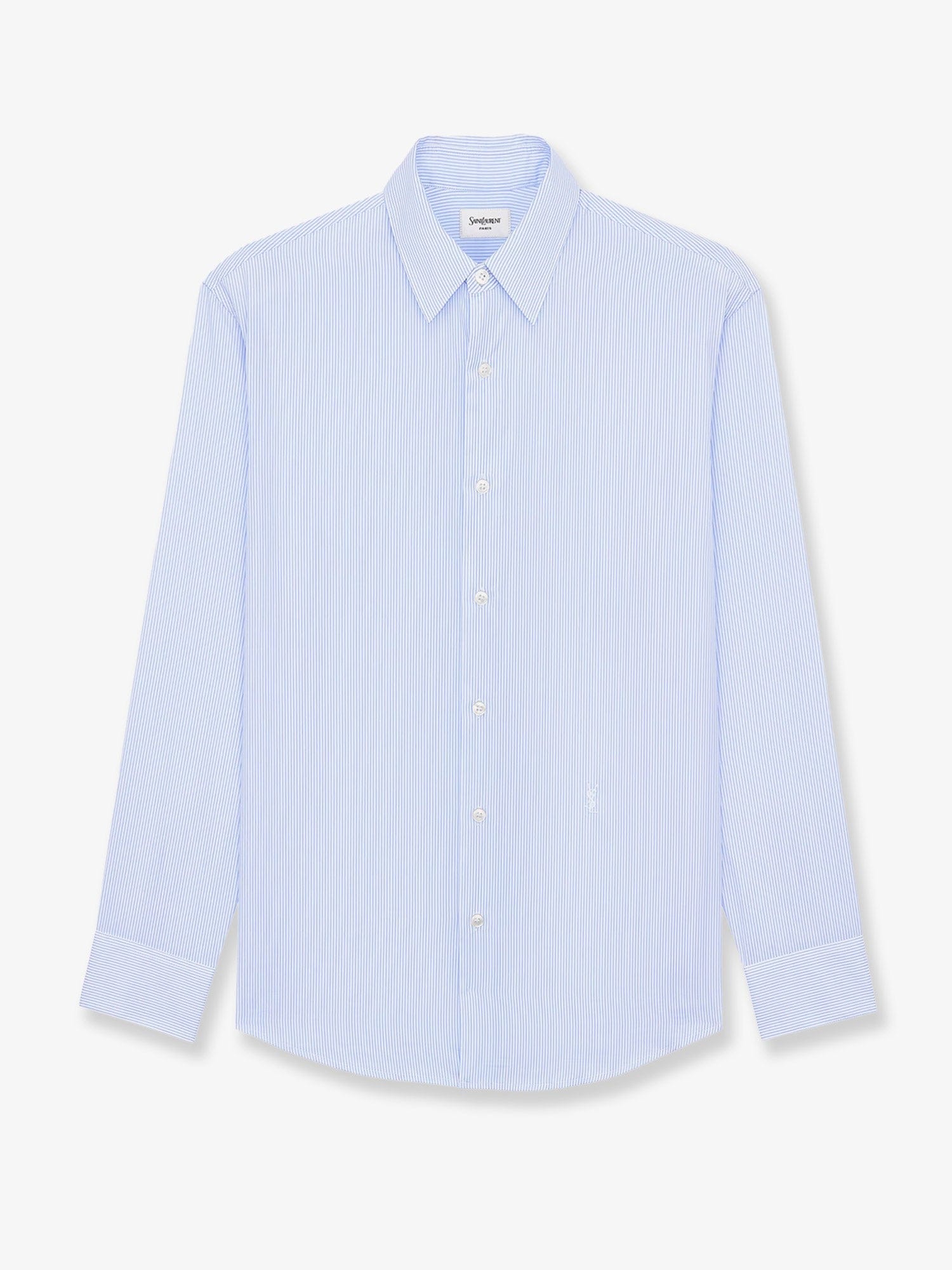 Saint Laurent Cassandre cotton shirt with striped pattern