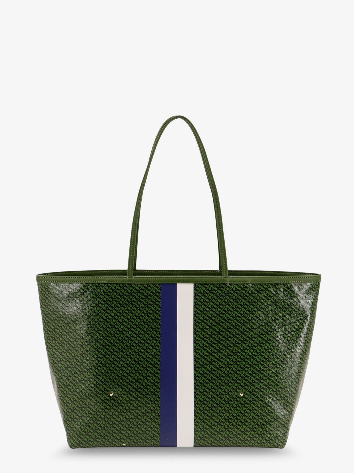 Tory Burch Coated canvas The Racer Tote shoulder bag with all-over logo