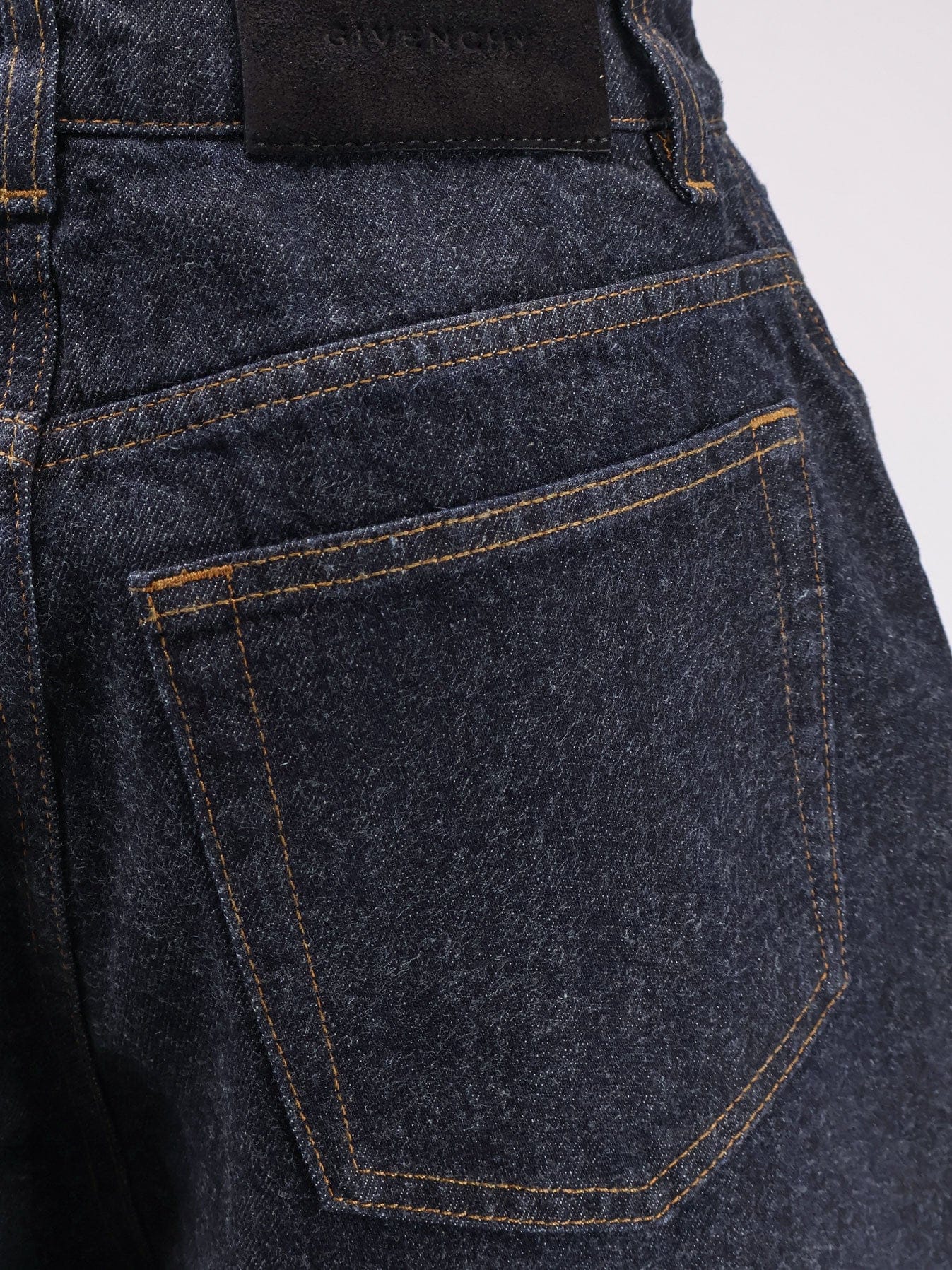 Givenchy Twisted dark blue denim jeans
