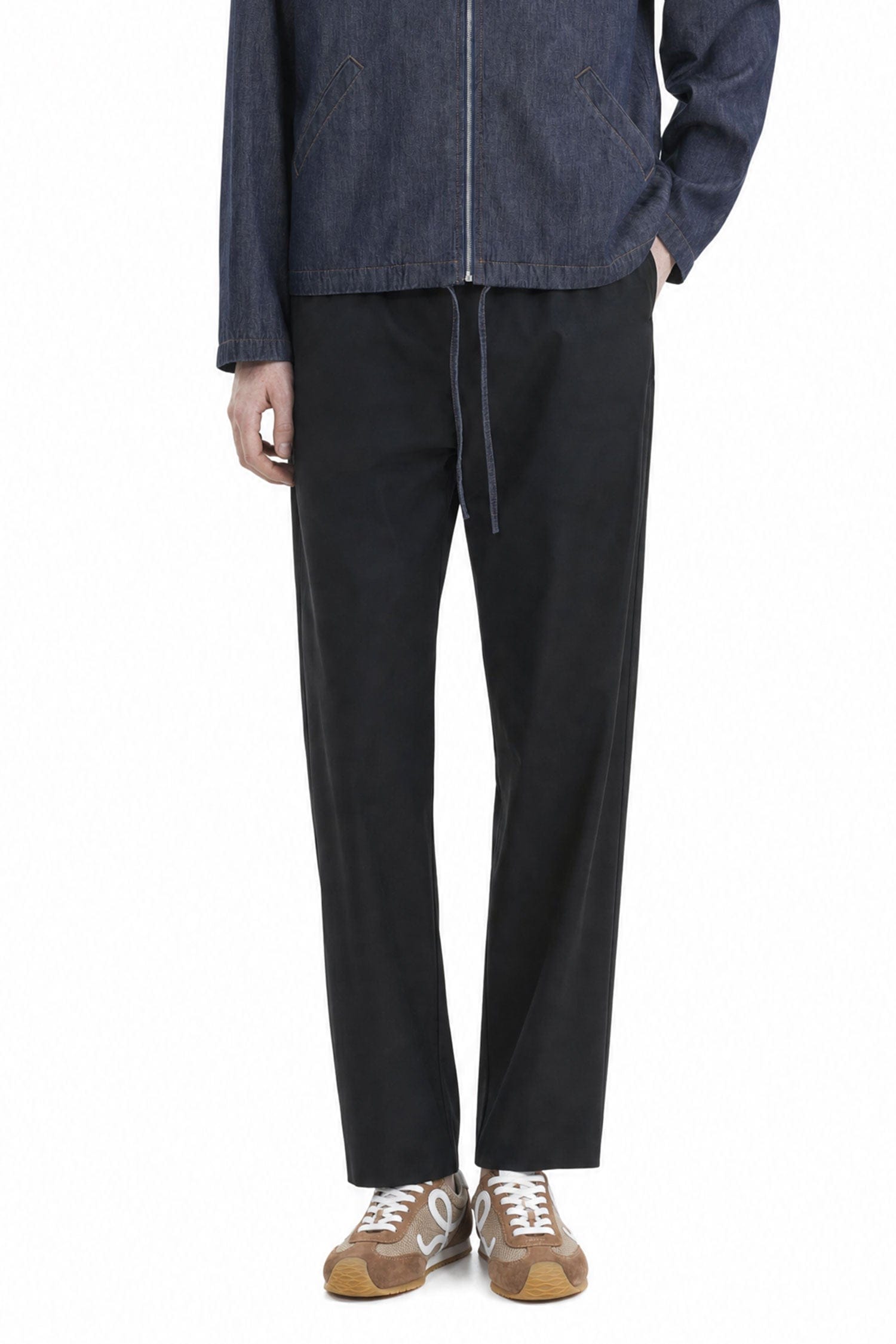 Loewe Drawstring Trousers in Wool