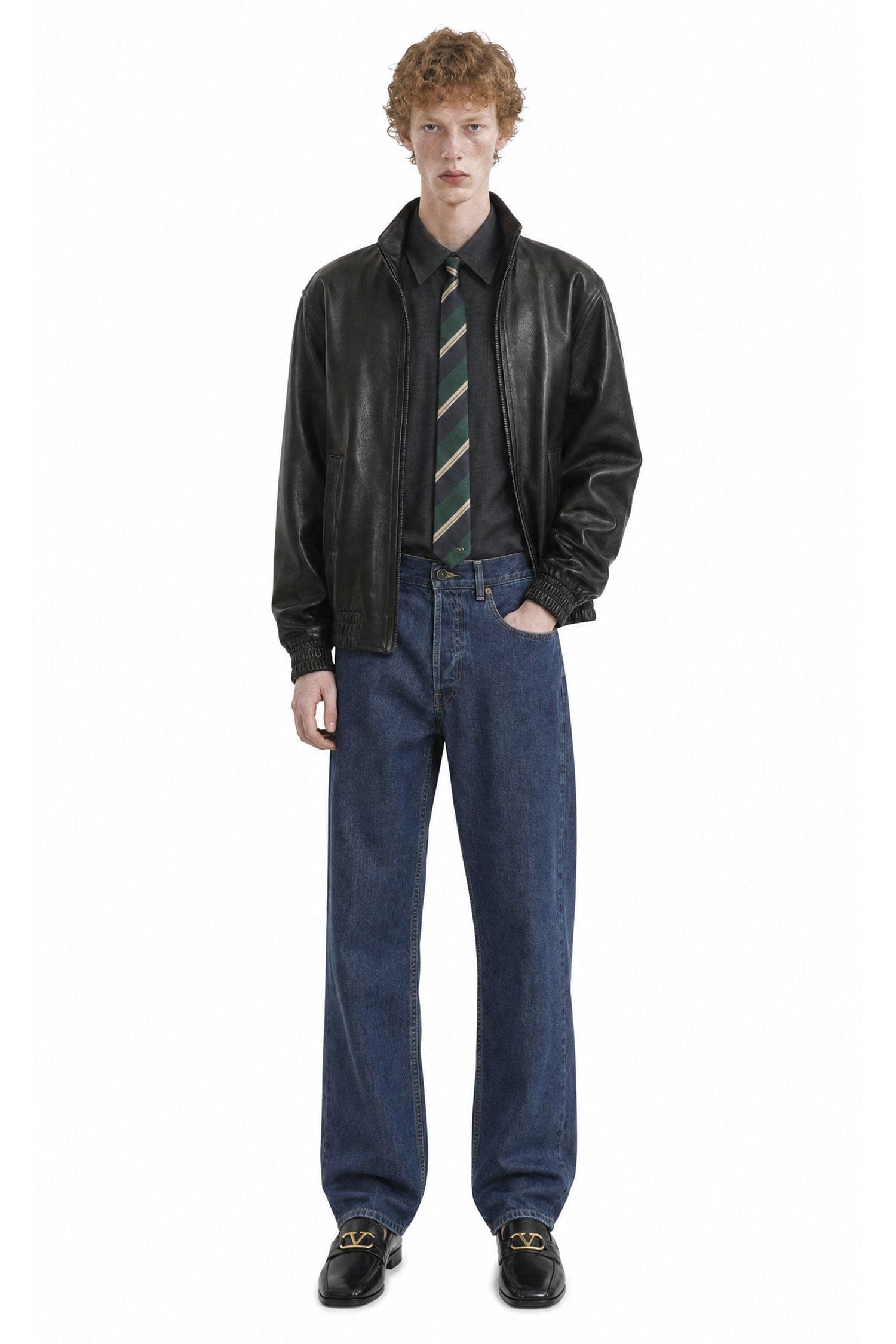 Valentino VGold Nylon Gabardine Jacket