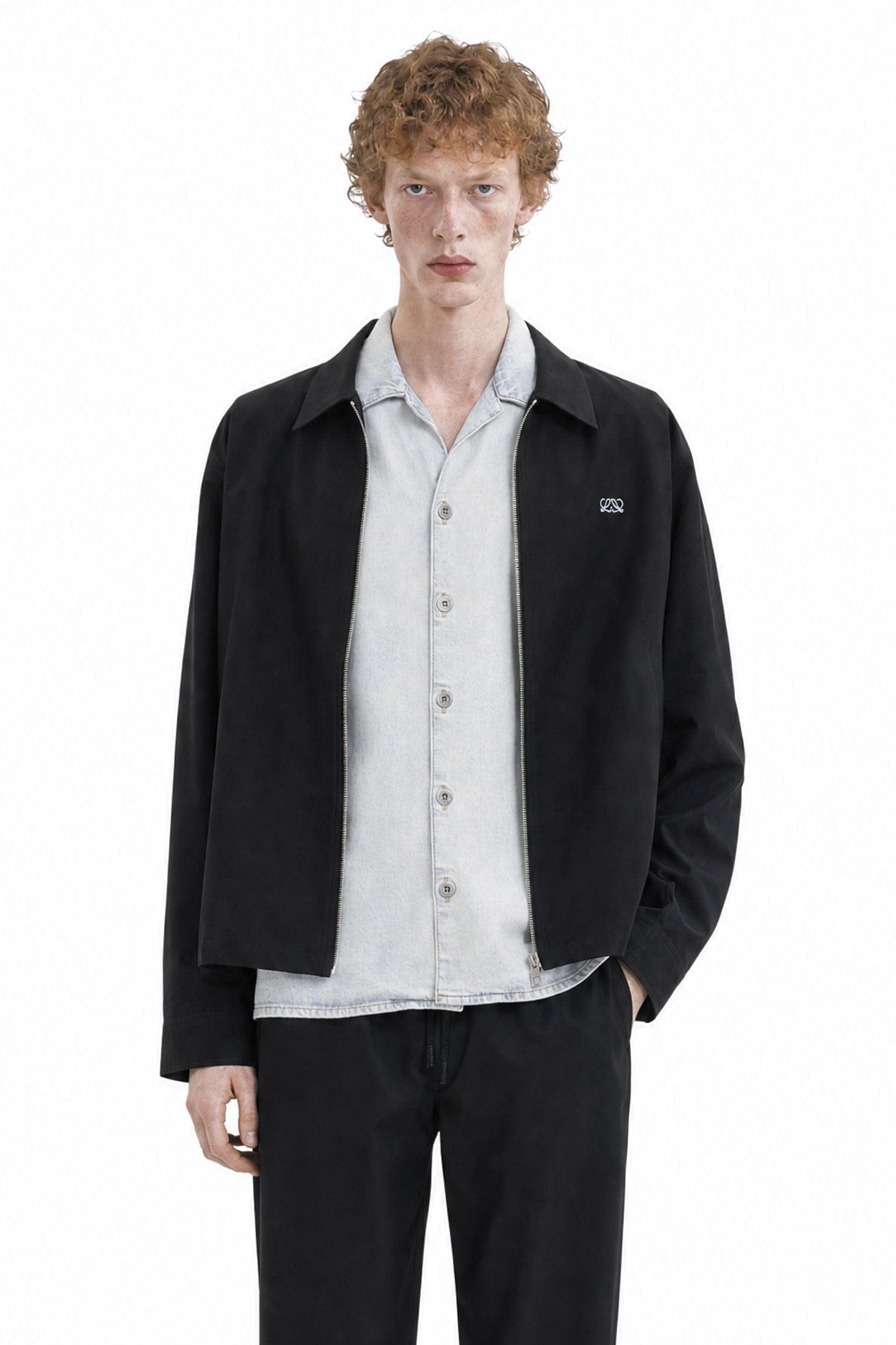 Loewe Zip-Up Jacket in Technical Cotton