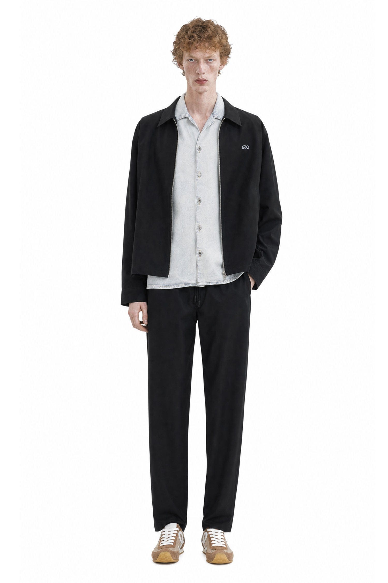 Loewe Zip-Up Jacket in Technical Cotton