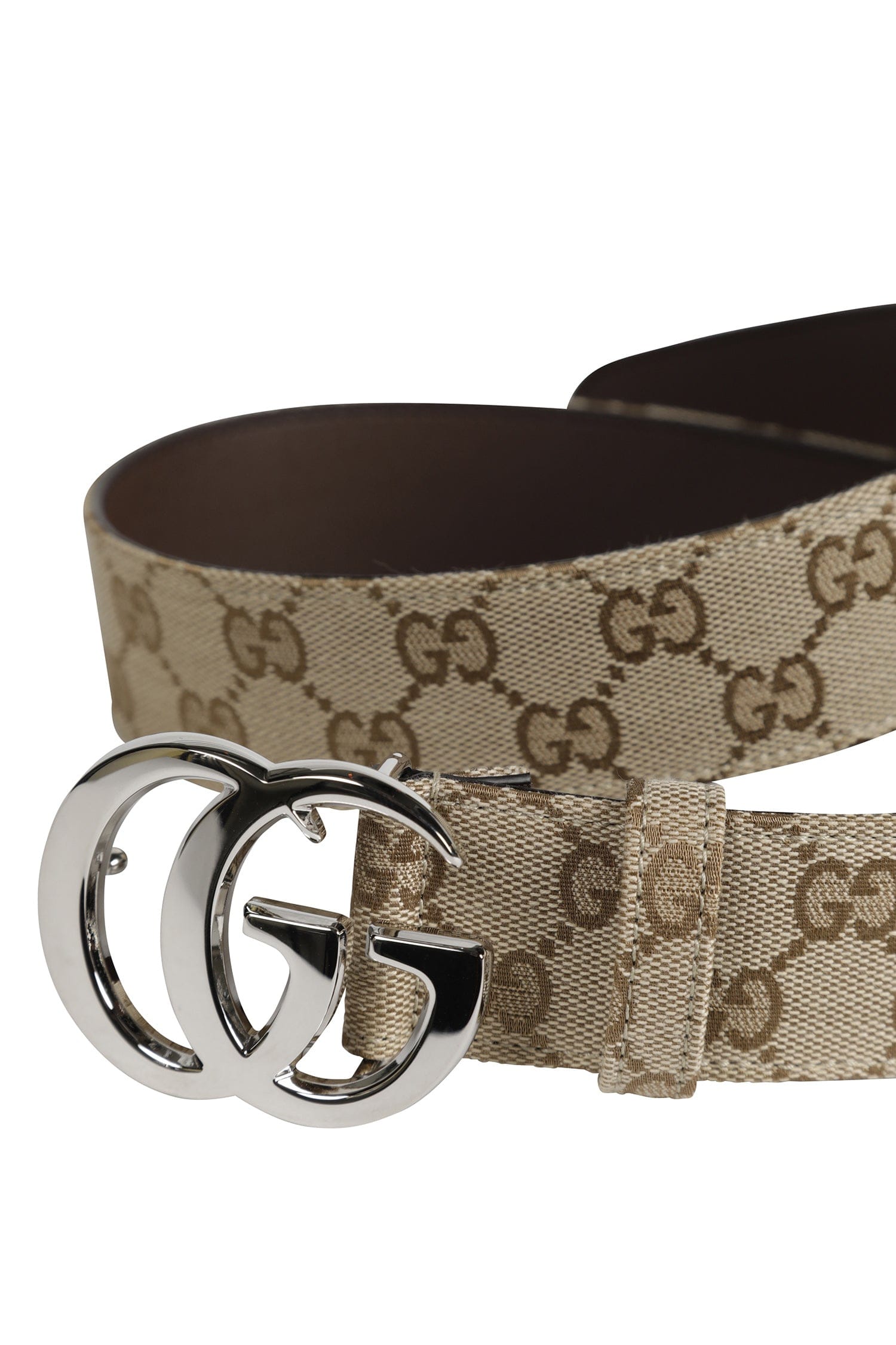 Gucci Flat Marmont Canvas Belt