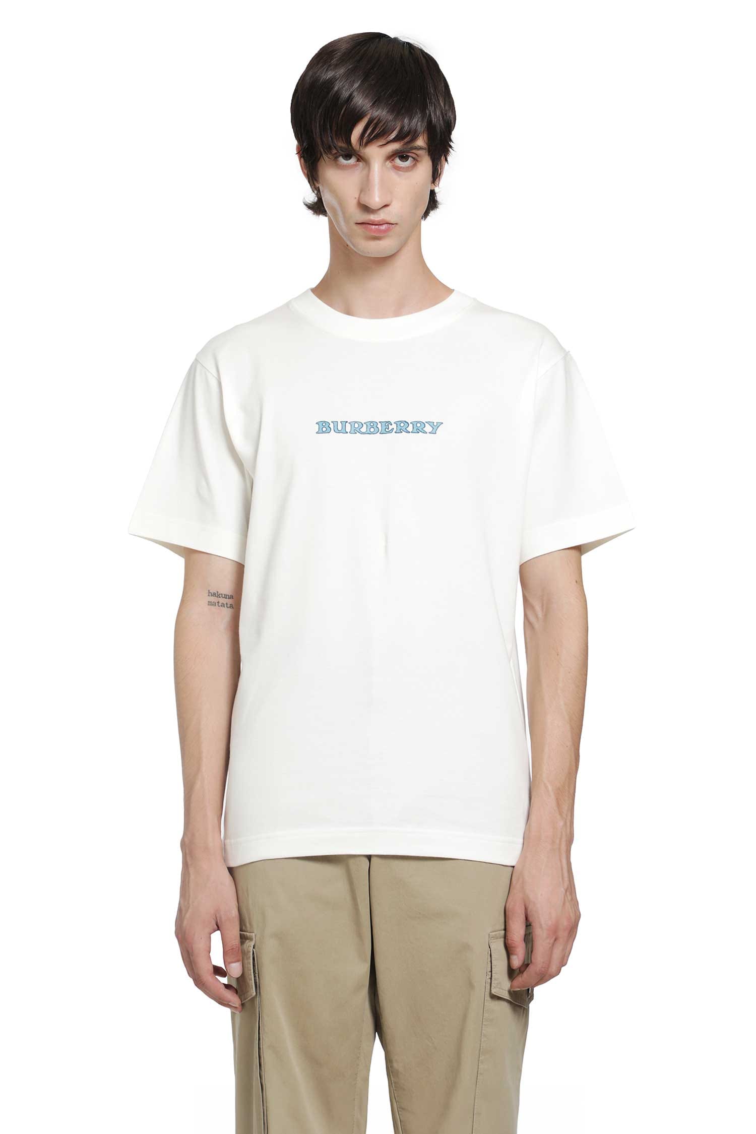 Burberry Heritage Logo Cotton T-Shirt