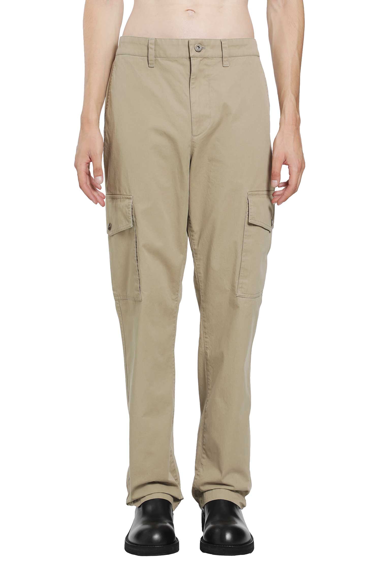 Burberry Cotton Twill Cargo Trousers