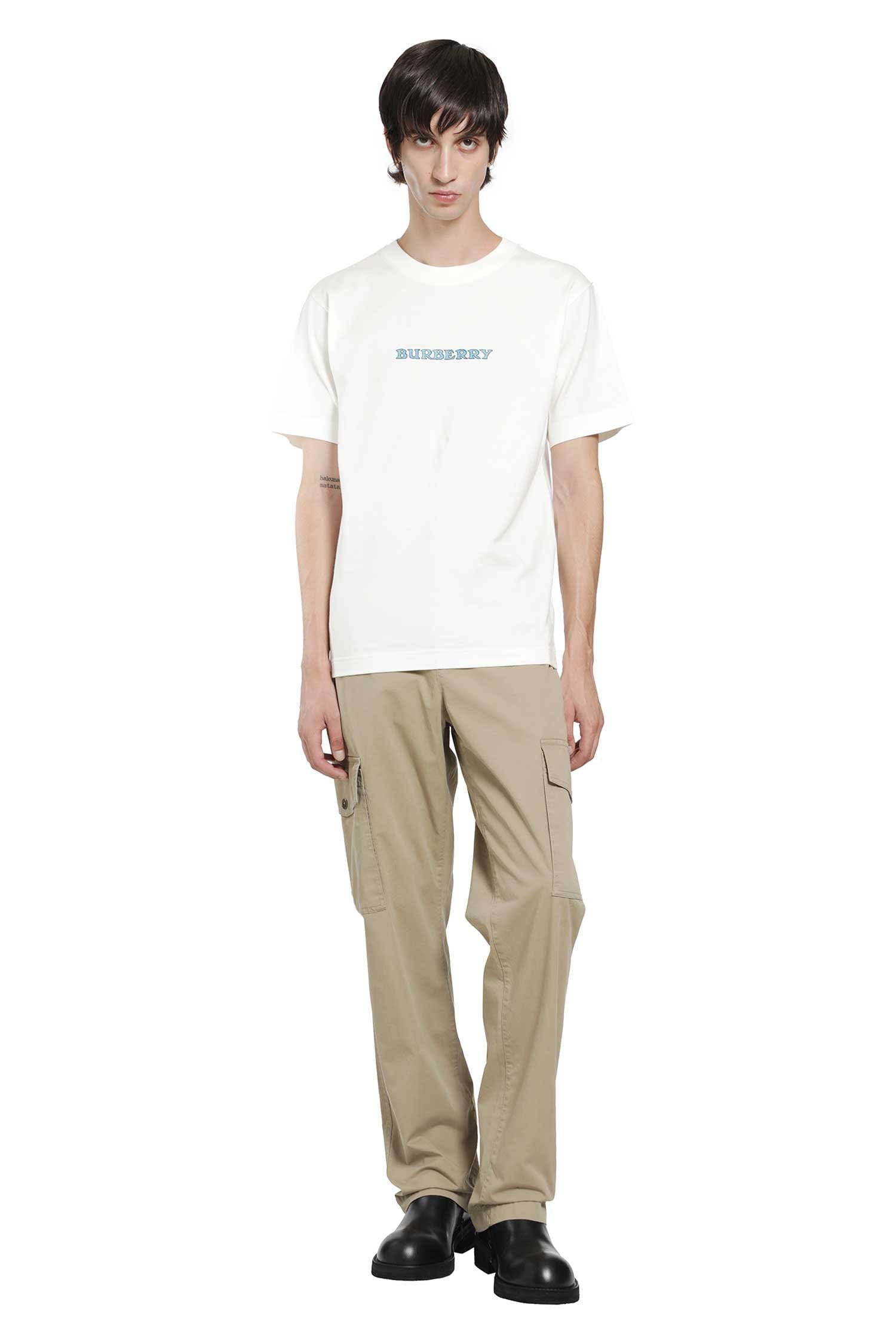 Burberry Cotton Twill Cargo Trousers