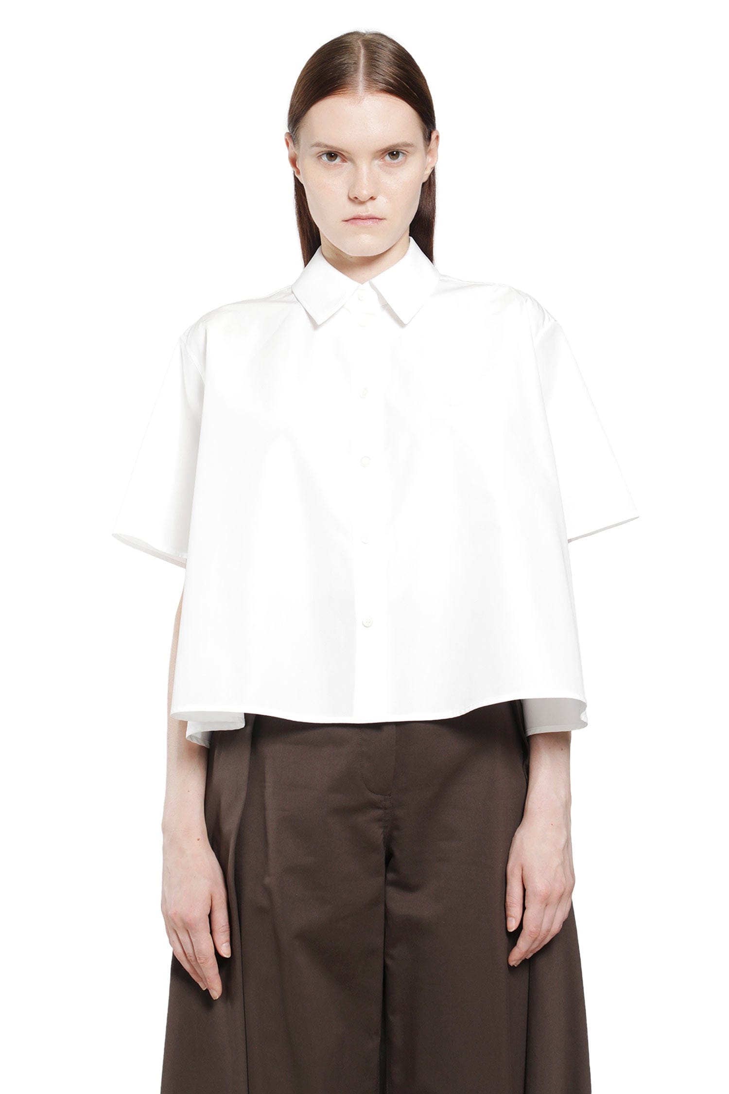 Loewe Short Sleeve Trapeze Shirt in Cotton