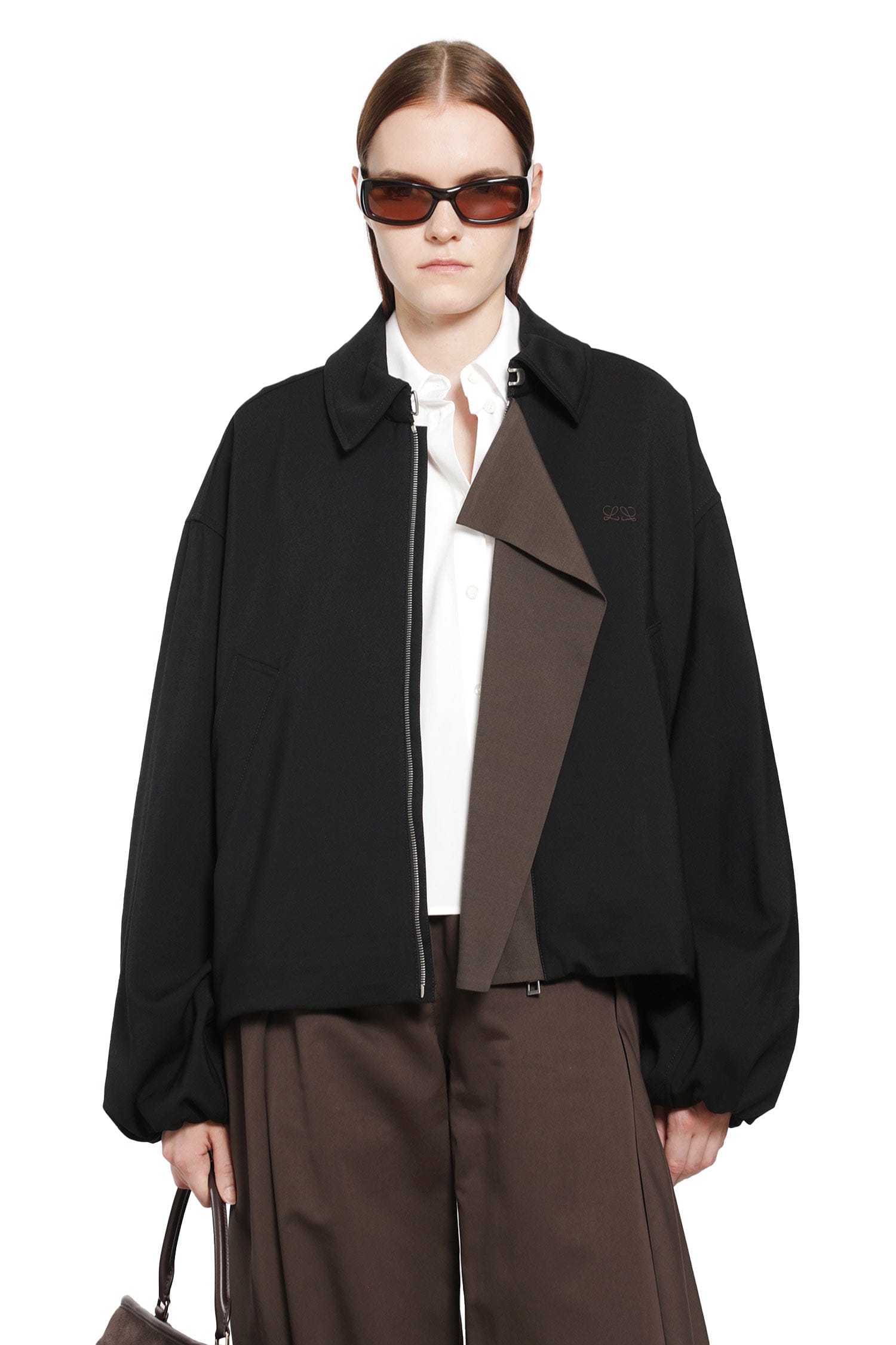 Loewe Viscose Wool Harrington Jacket