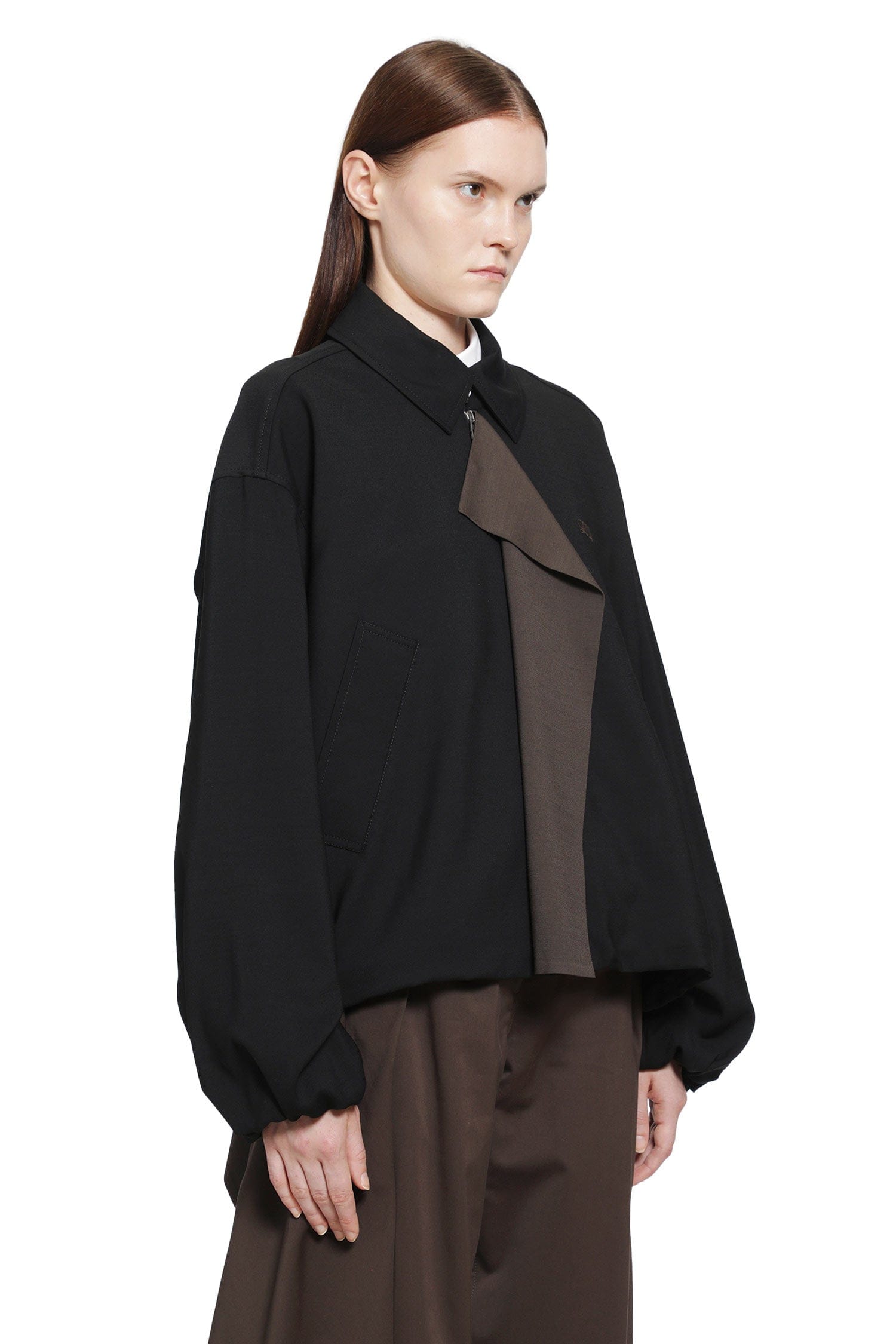 Loewe Viscose Wool Harrington Jacket
