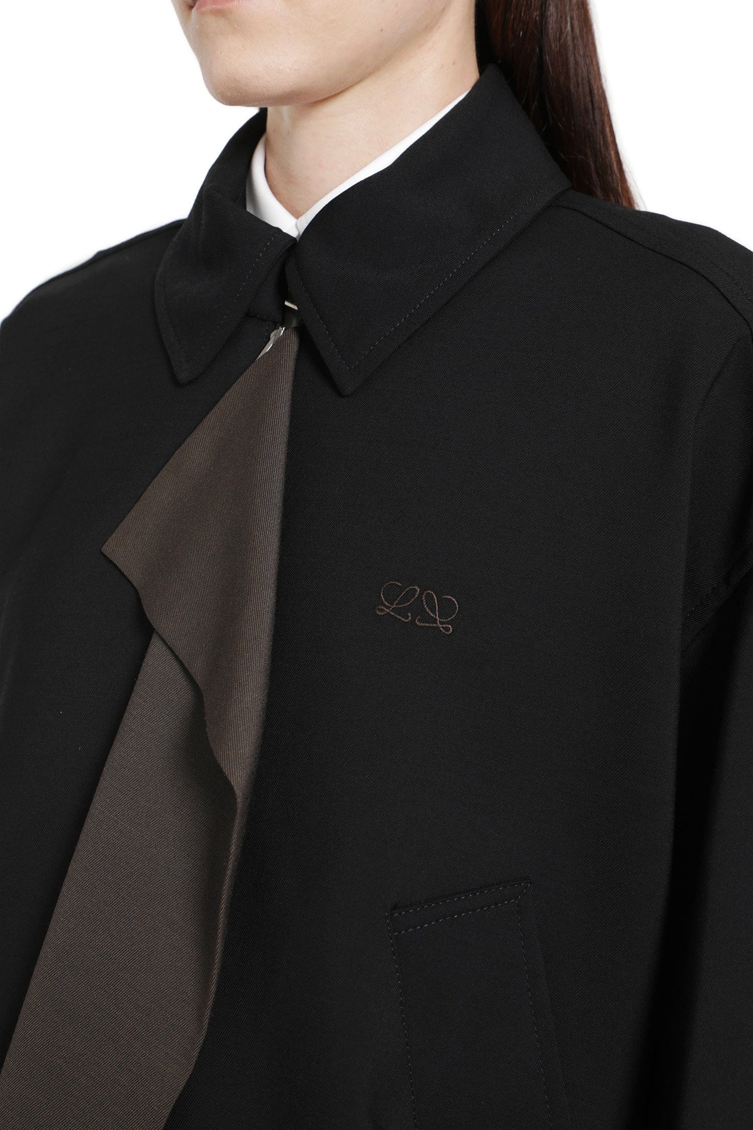 Loewe Viscose Wool Harrington Jacket