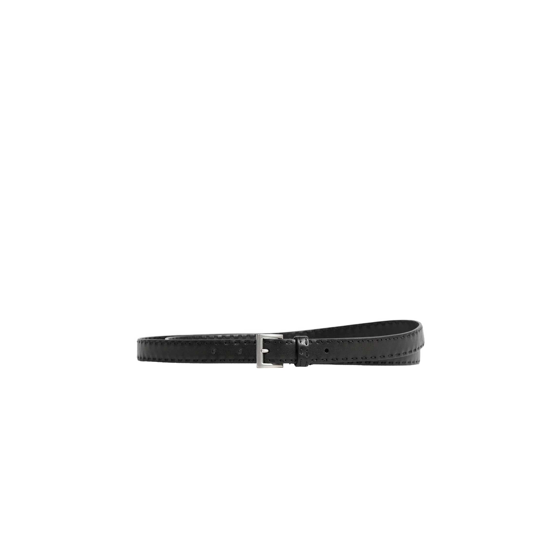 Prada Antiqued Leather Belt