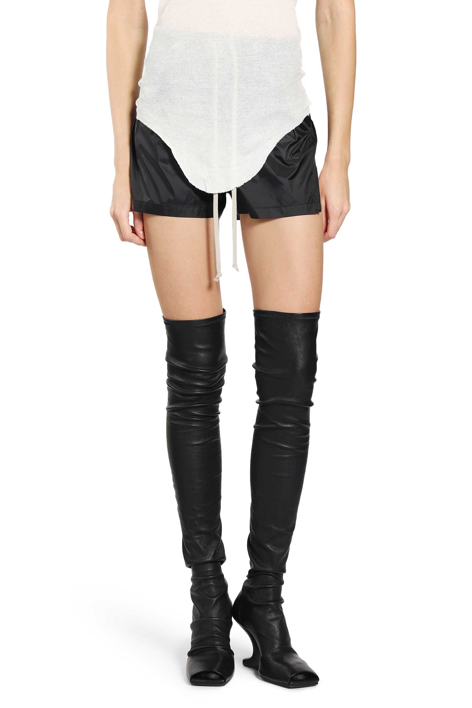 Rick Owens Concordians Nylon Mini Shorts
