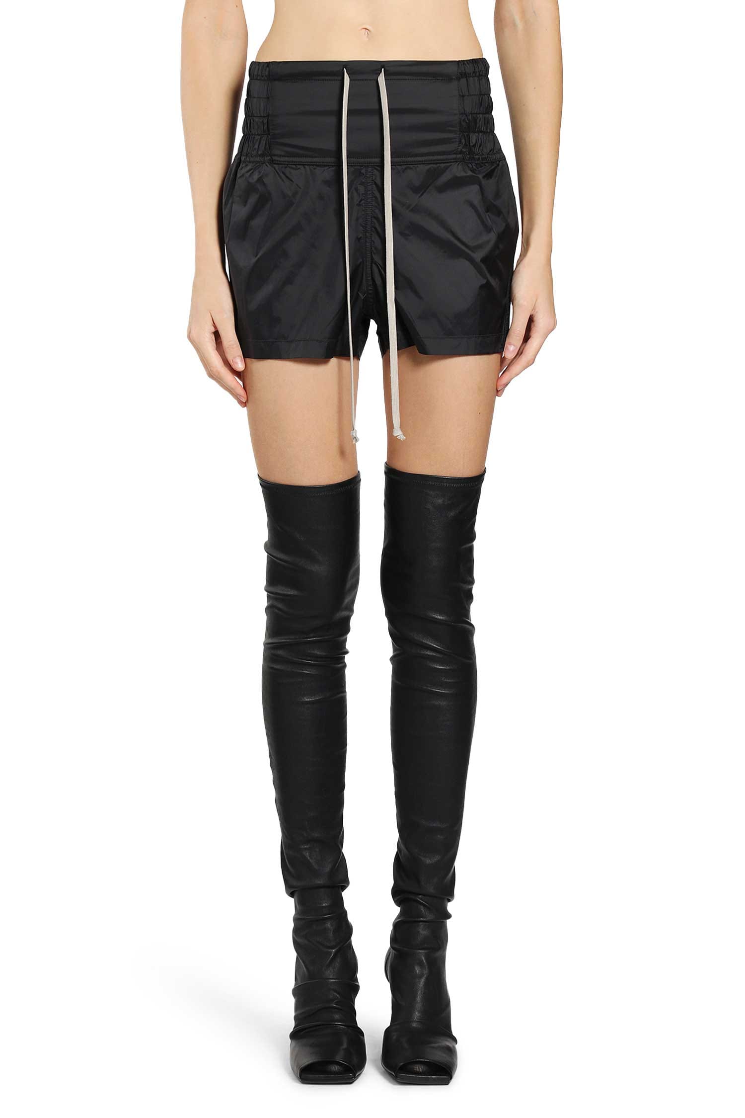 Rick Owens Concordians Nylon Mini Shorts