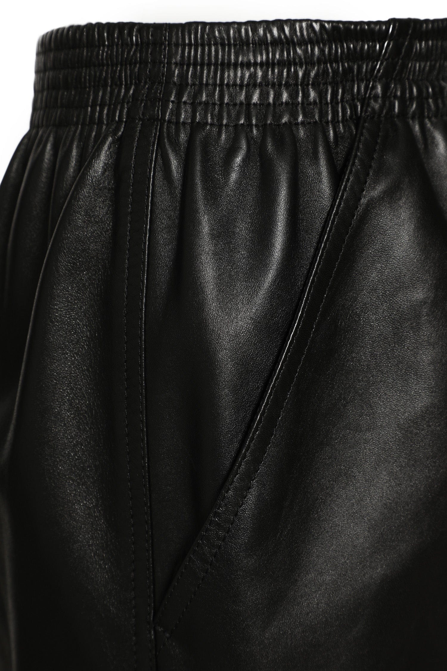 Chloe Leather Knee-length Pencil Skirt