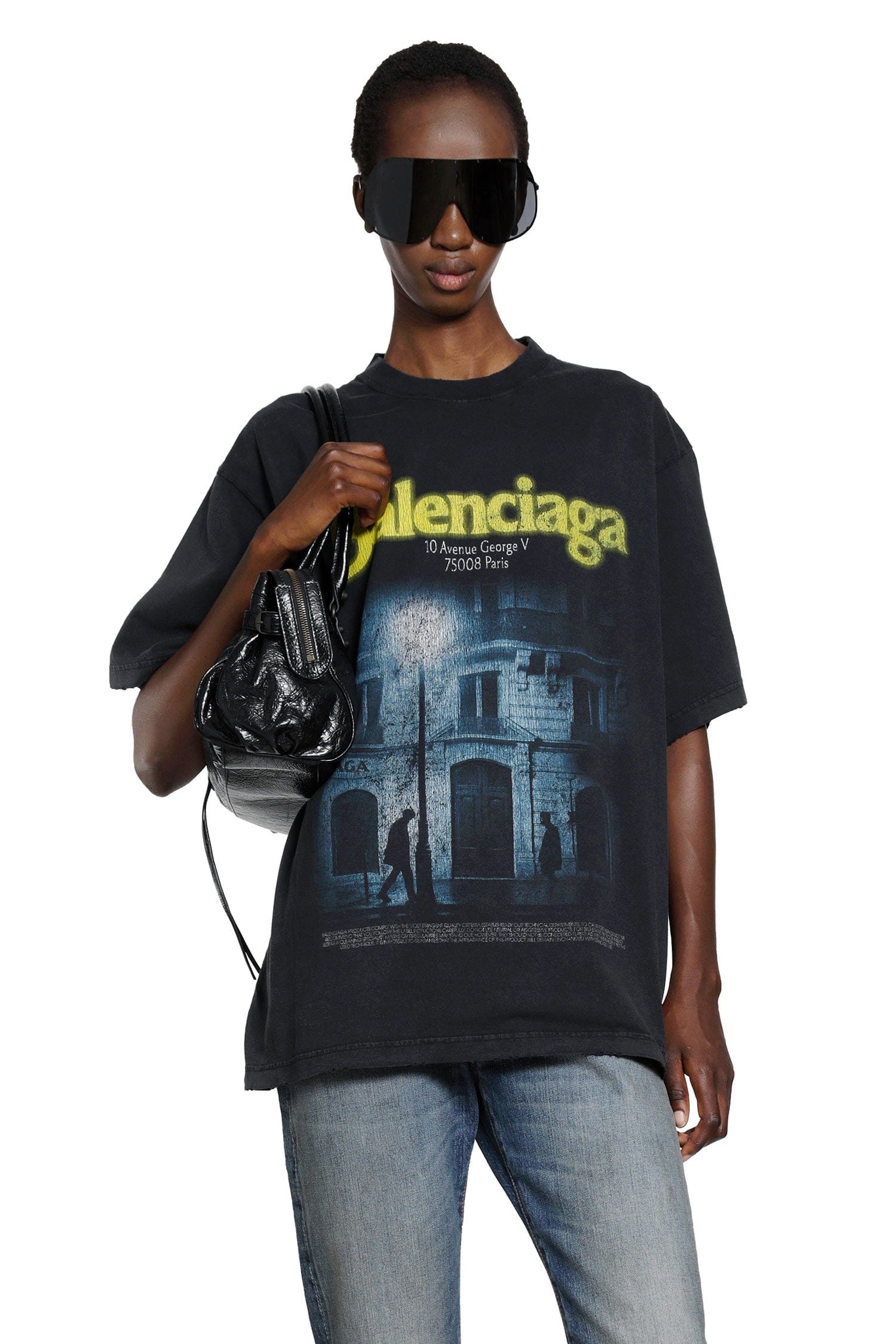 Balenciaga The Address Medium Fit T-Shirt