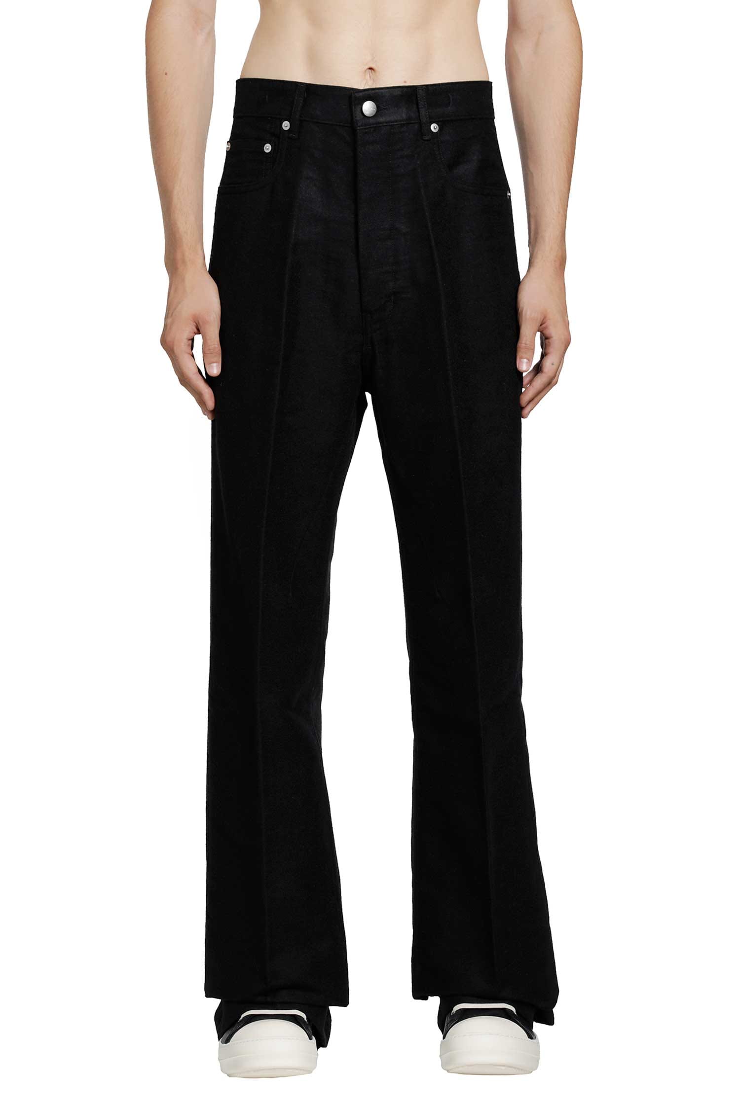 Rick Owens Tower Geth Jeans in Ramie Moleskin