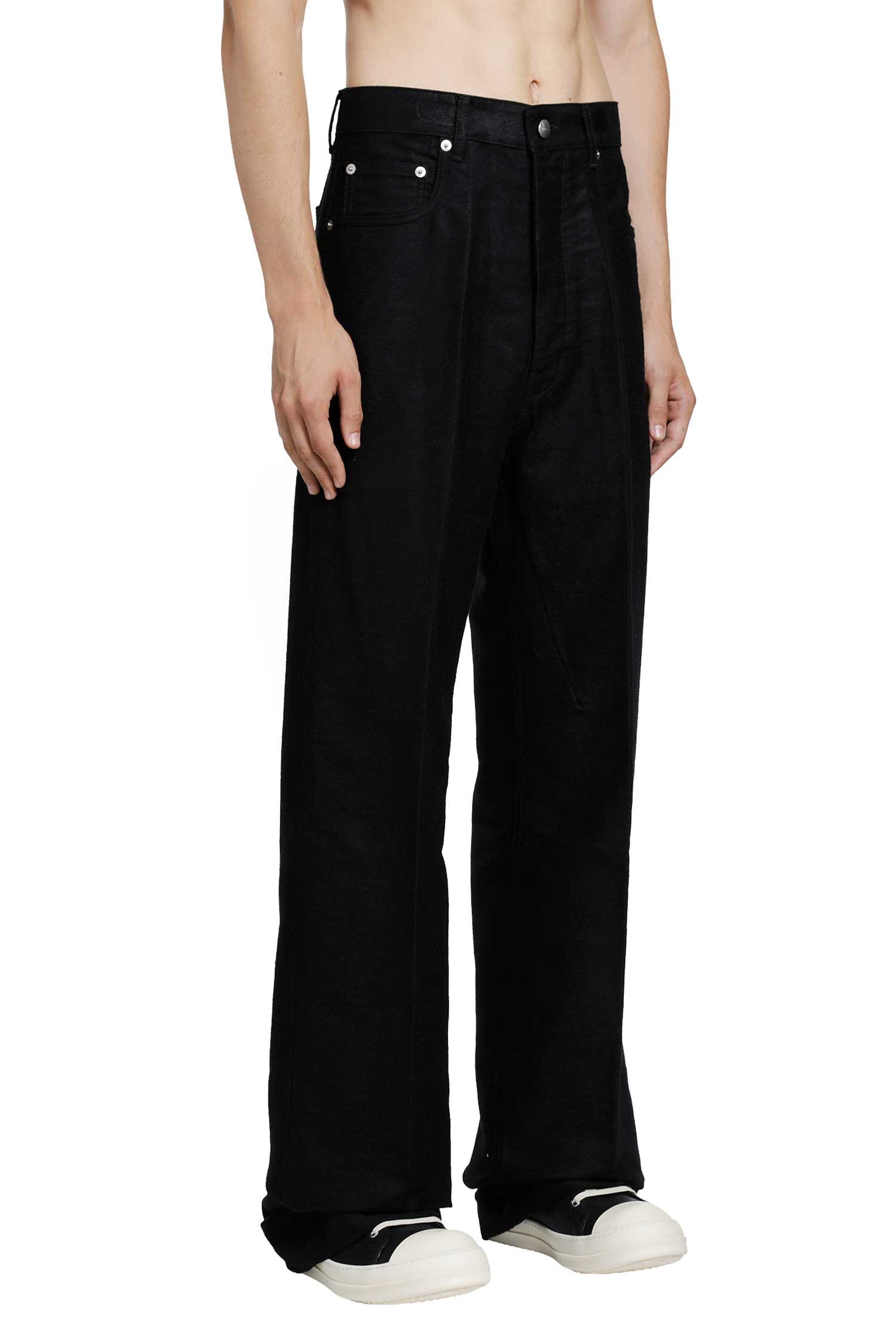 Rick Owens Tower Geth Jeans in Ramie Moleskin