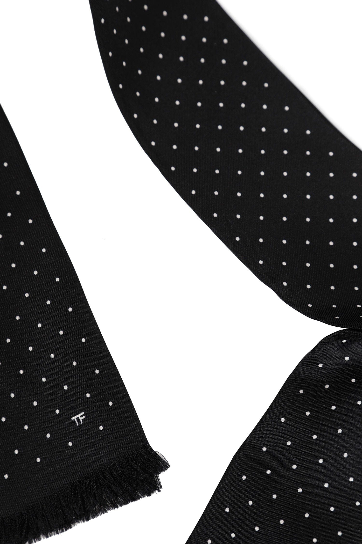 TOM FORD Micro Polkadot Silk Scarf