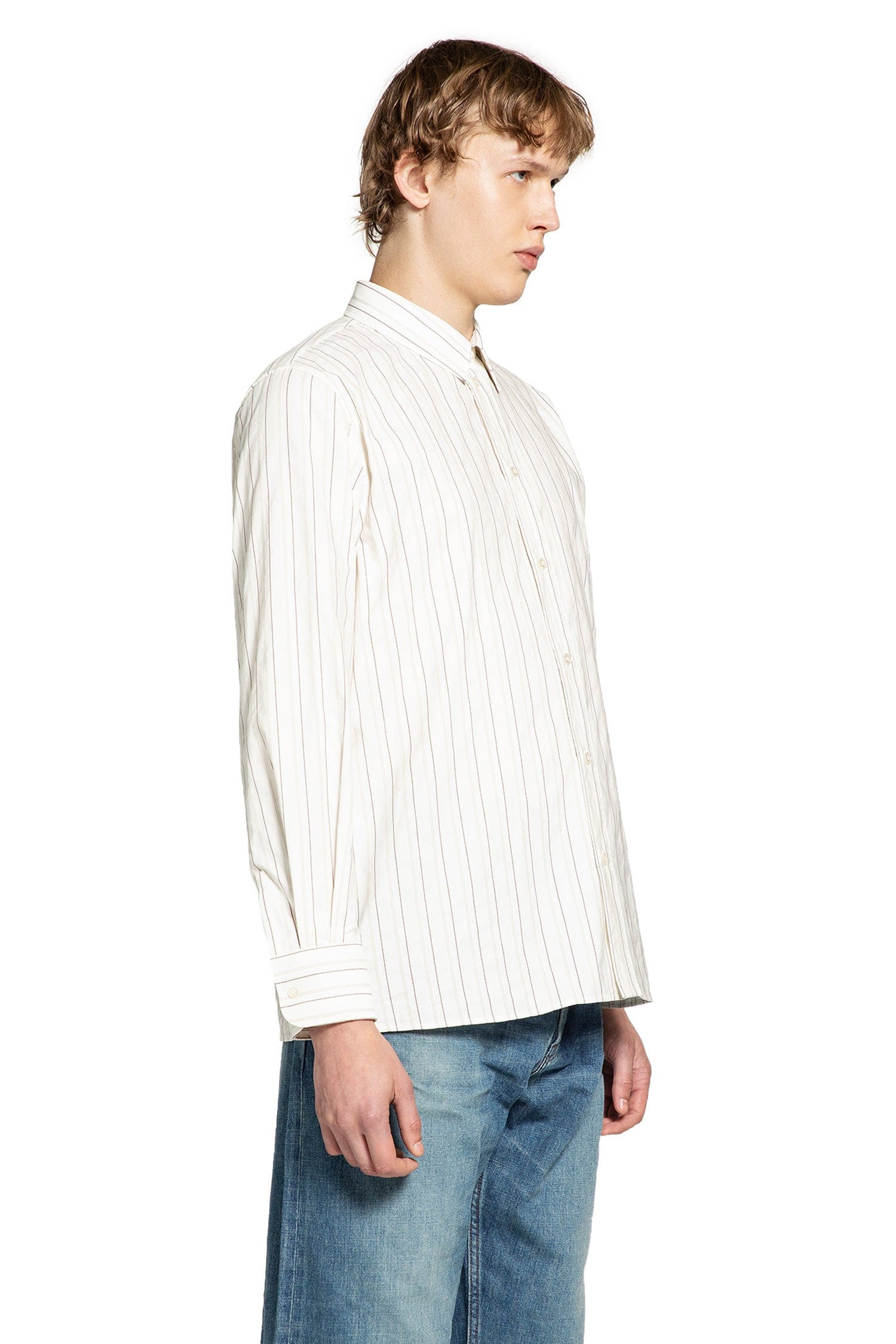 Saint Laurent Cassandre Striped Shirt