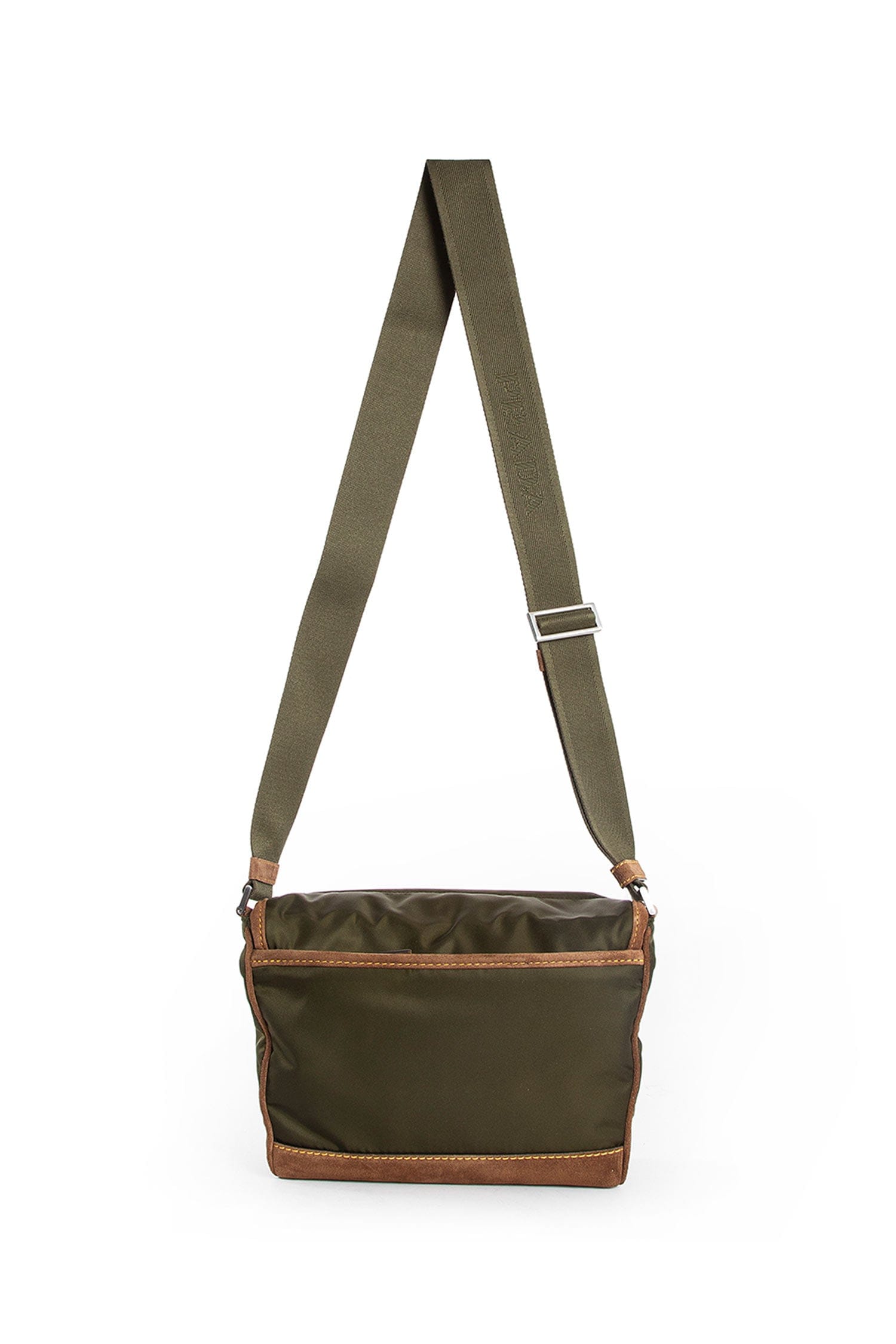 Prada Medium Re-Nylon and Suede Shoulder Bag