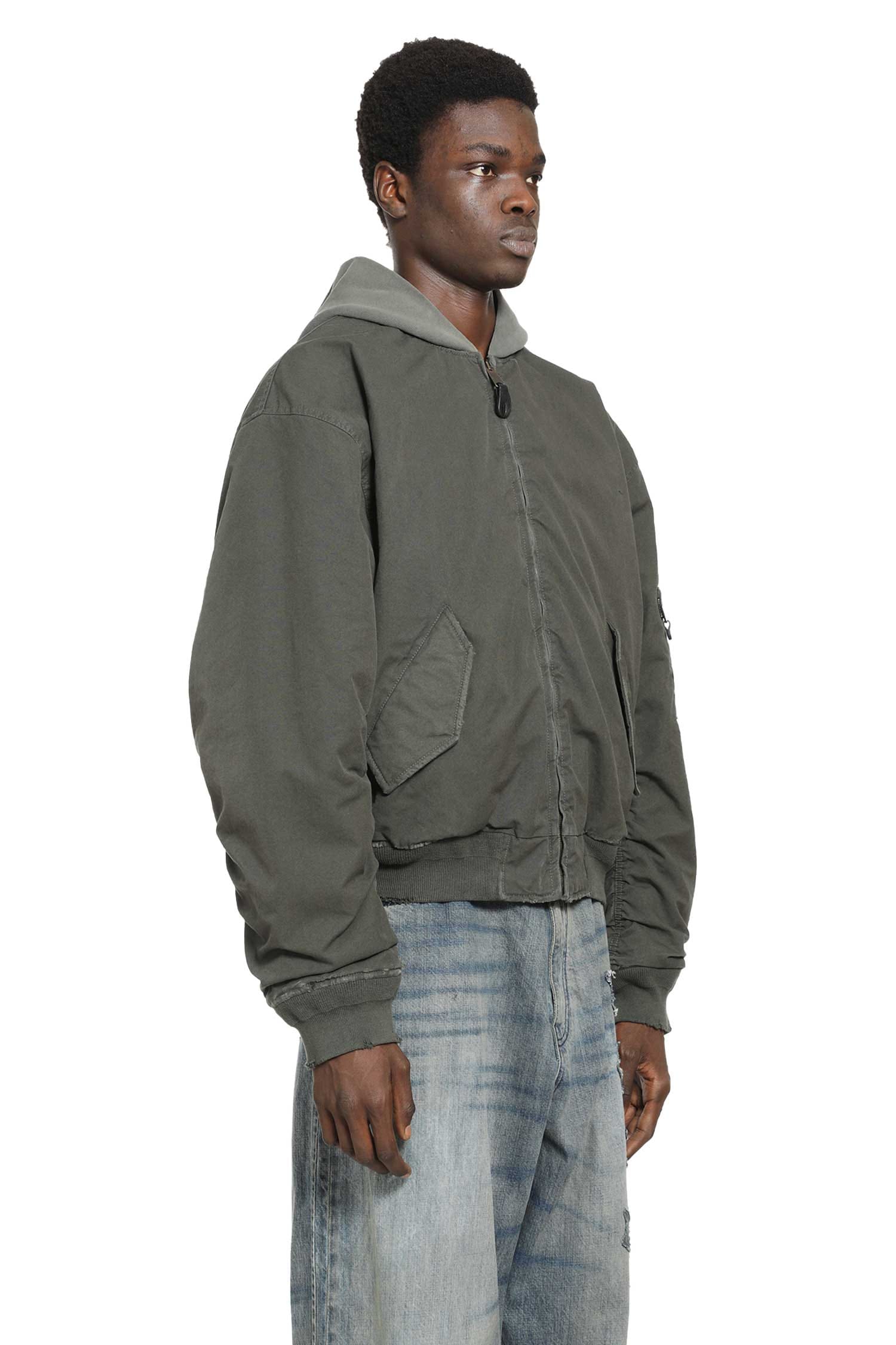 Balenciaga Hooded Standard Bomber Jacket