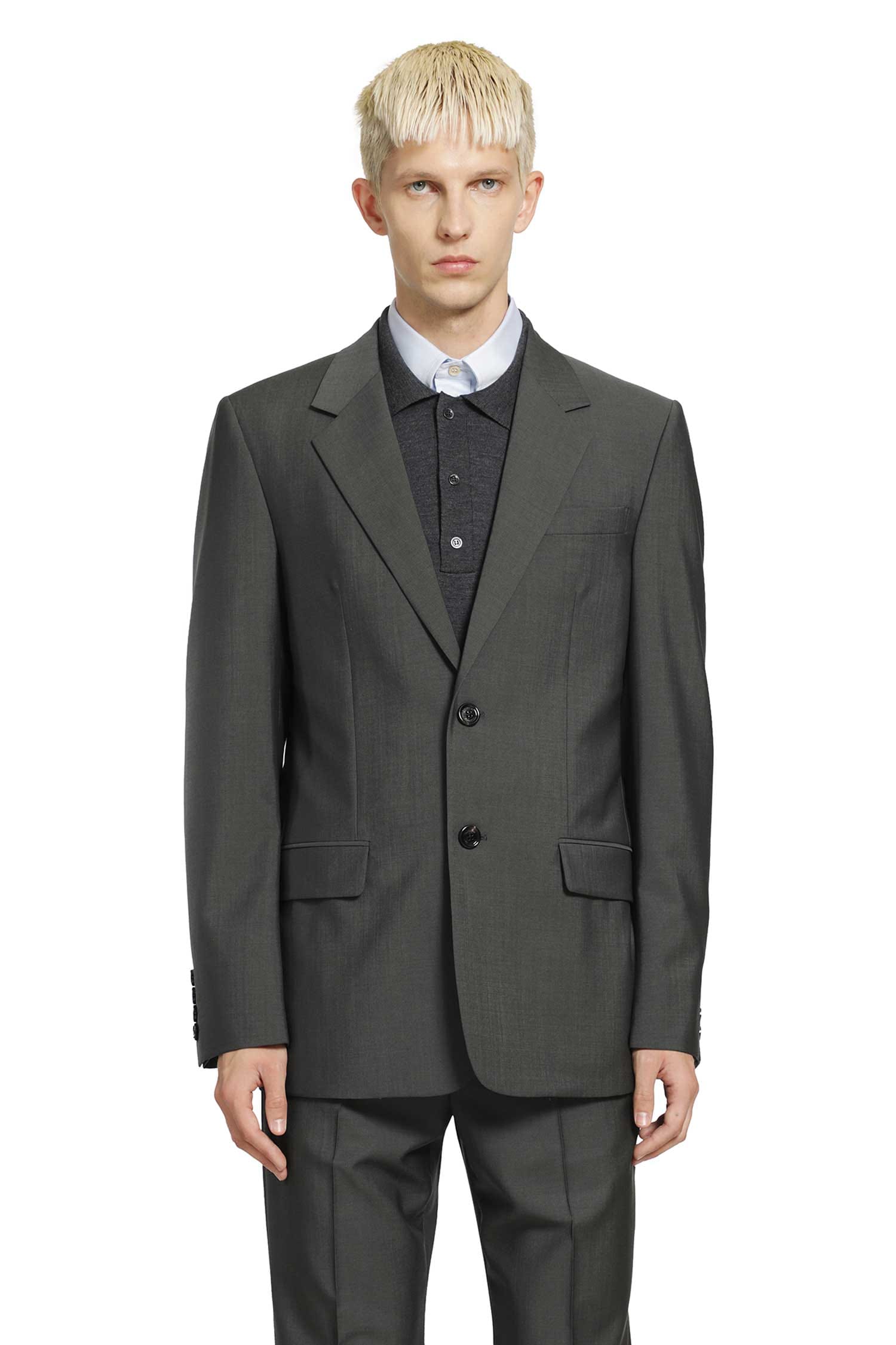Valentino Single-Breasted Wool Jacket