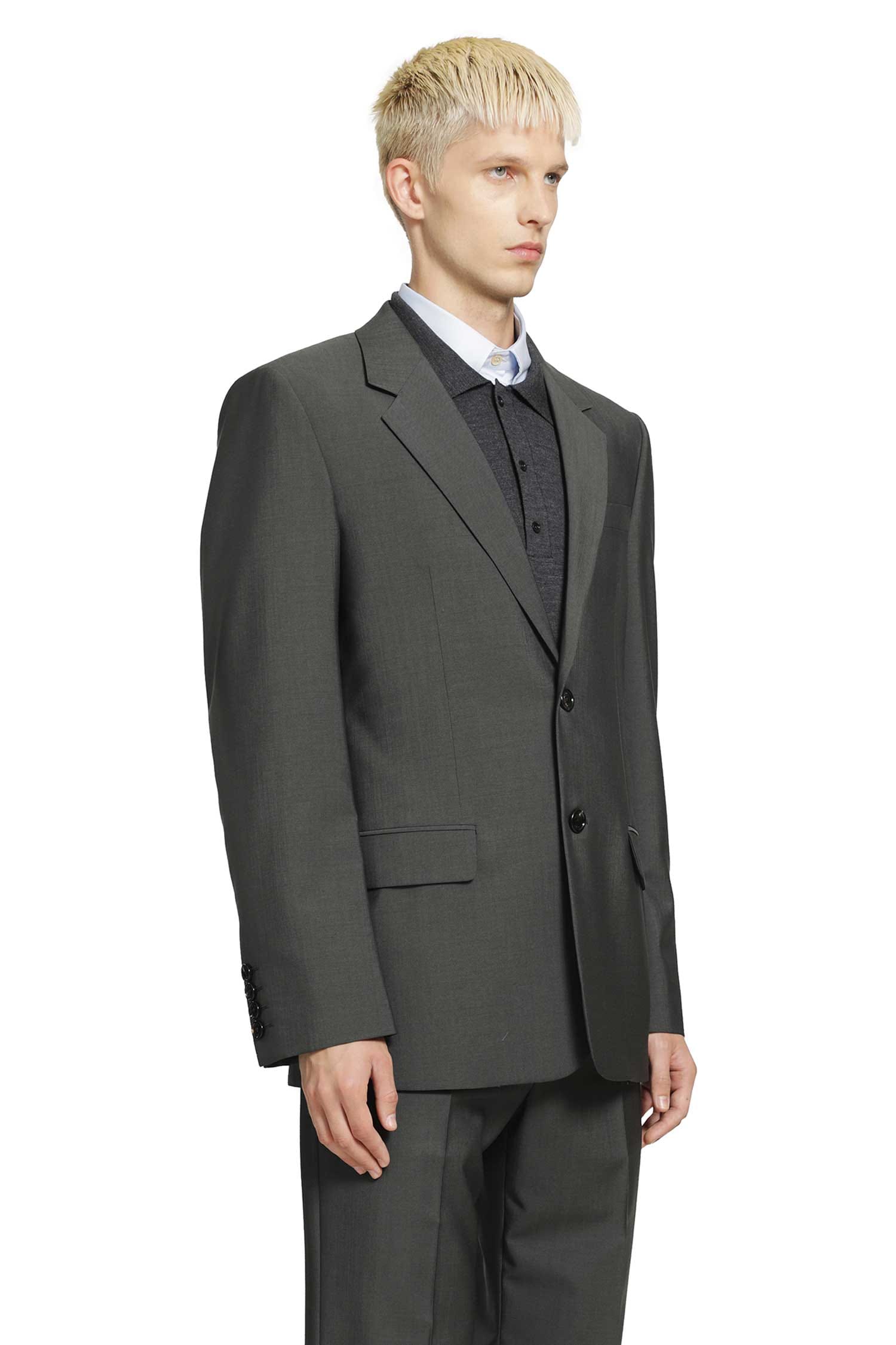 Valentino Single-Breasted Wool Jacket