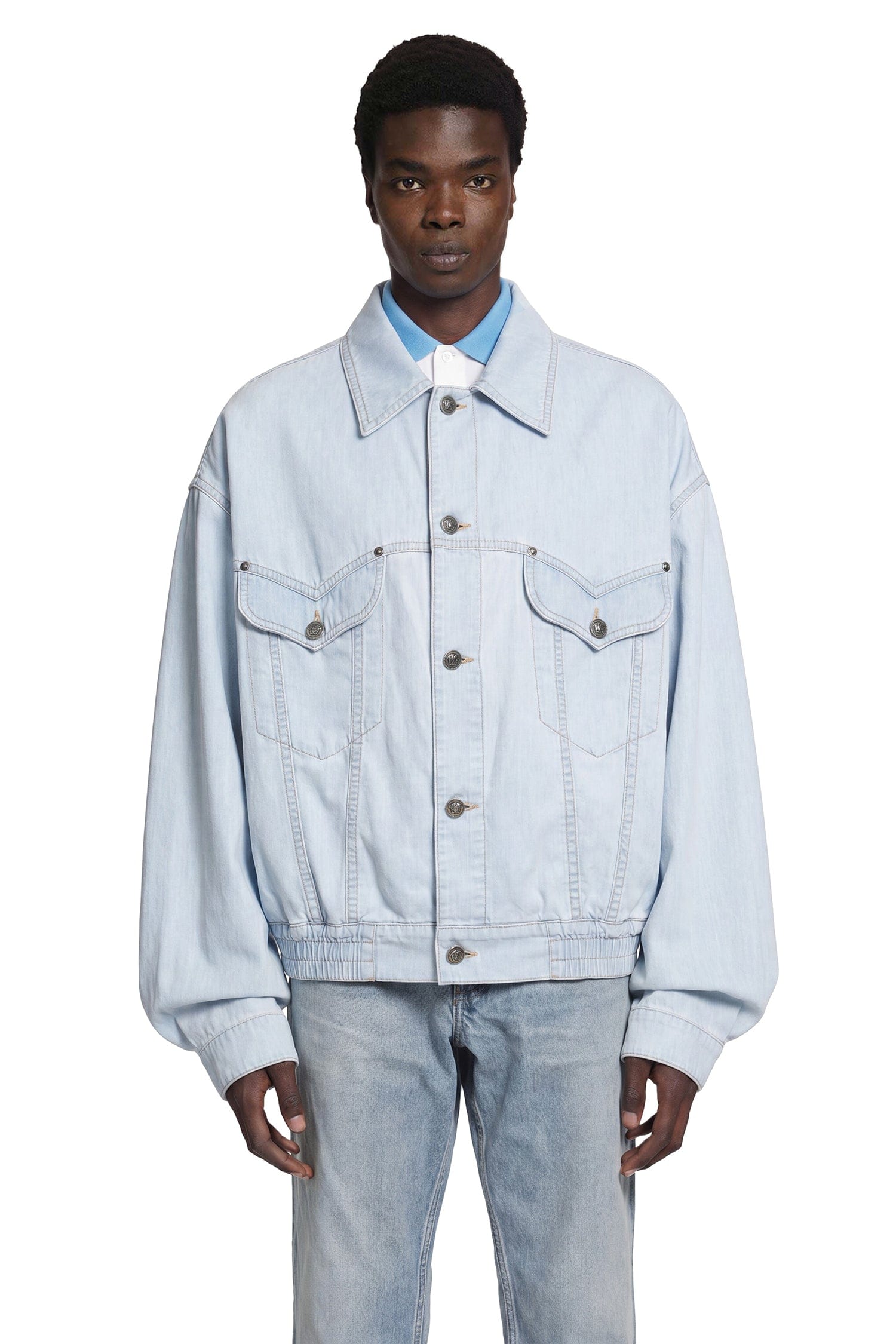 Versace Denim Chambray Jacket