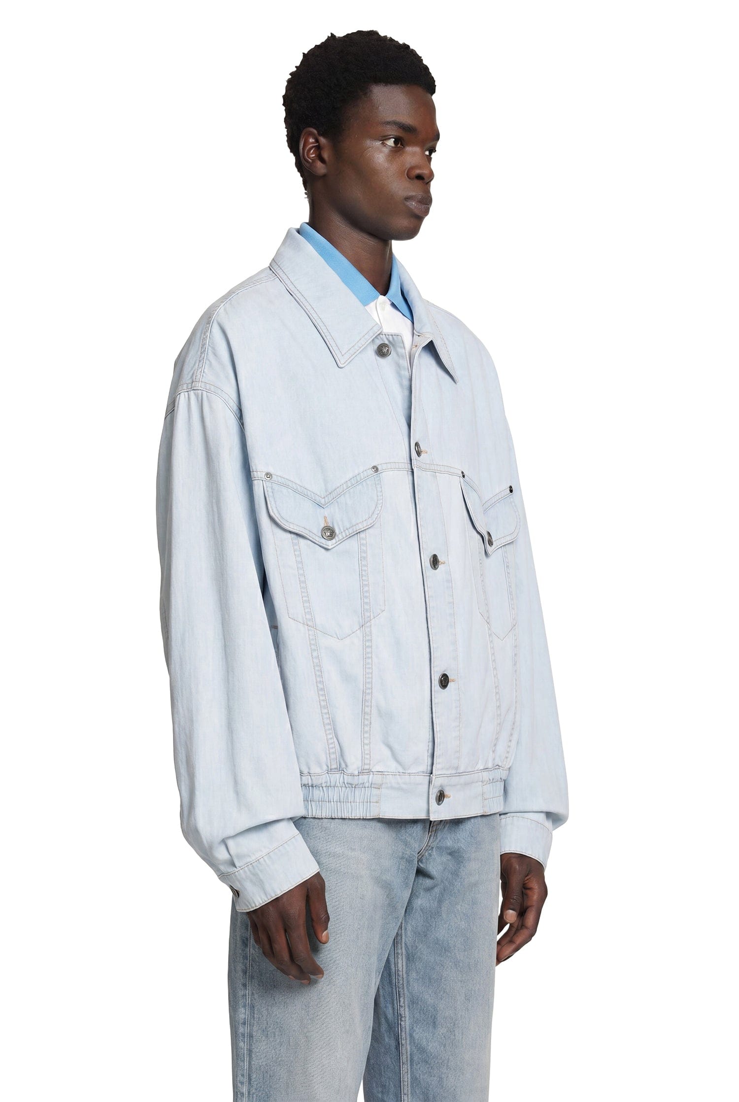 Versace Denim Chambray Jacket
