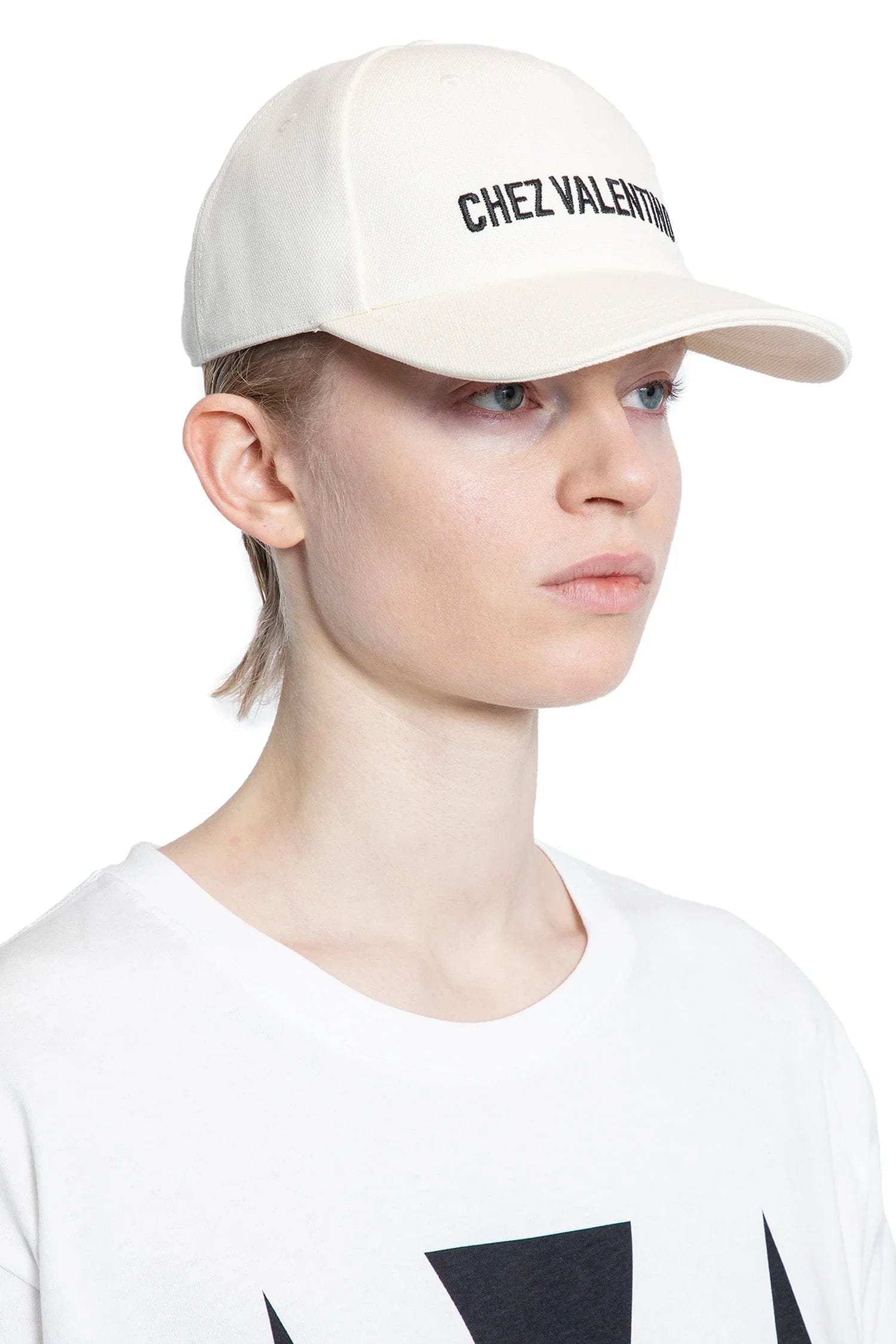 Valentino Chez Valentino Cotton Baseball Cap