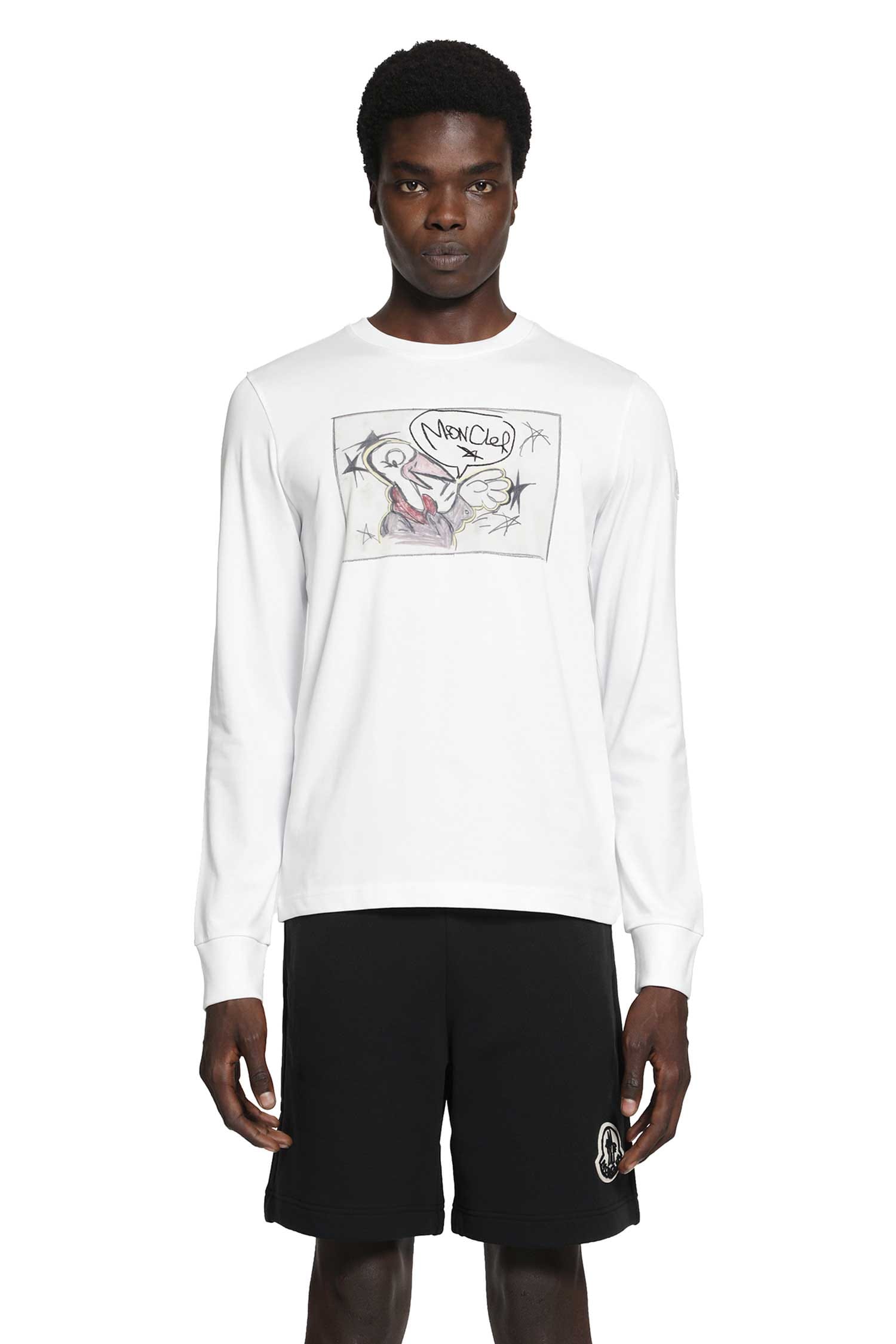 Moncler Gilga Farm Cotton Long Sleeve T-Shirt