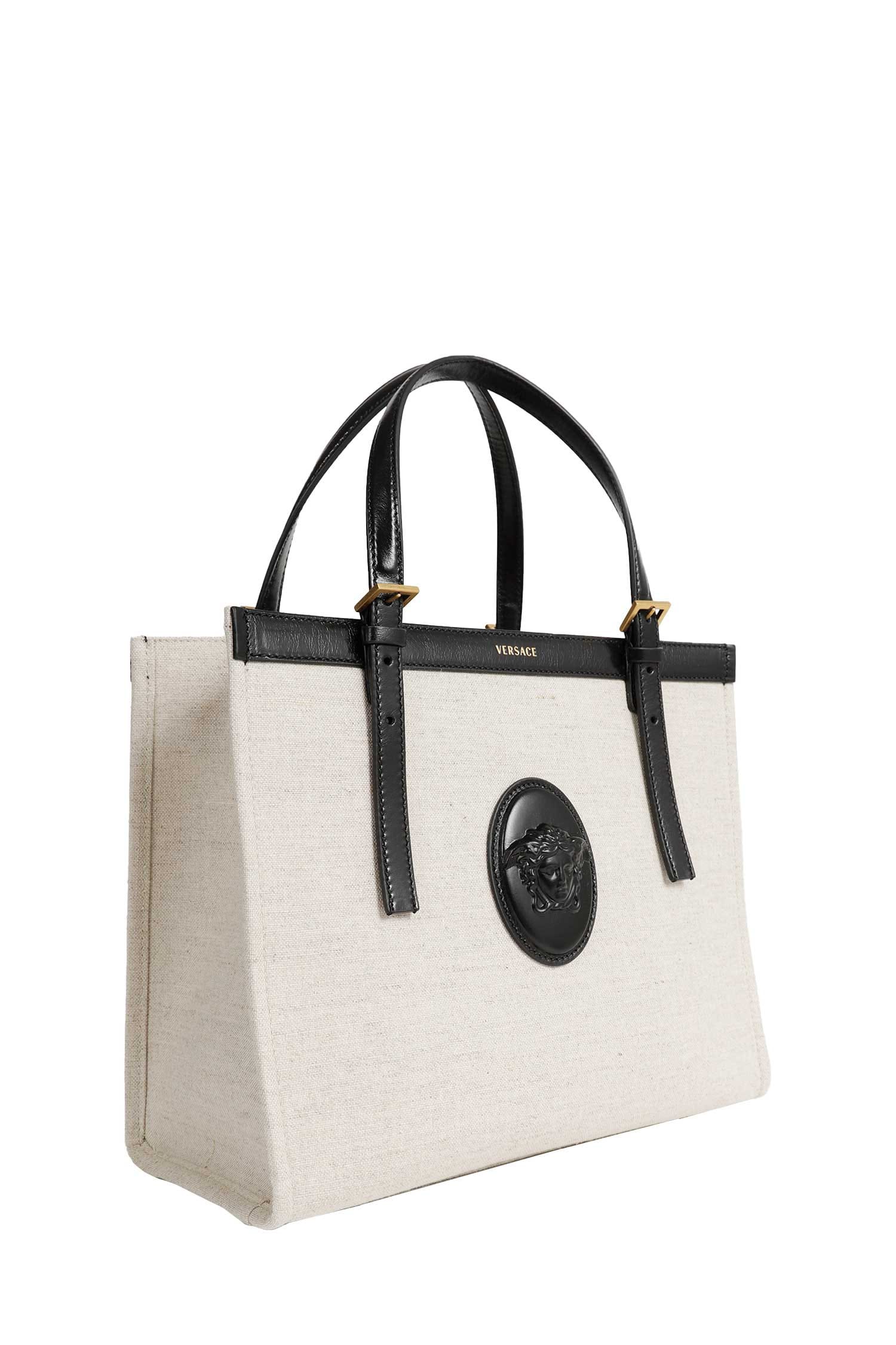 Versace Rivière Canvas Tote Bag