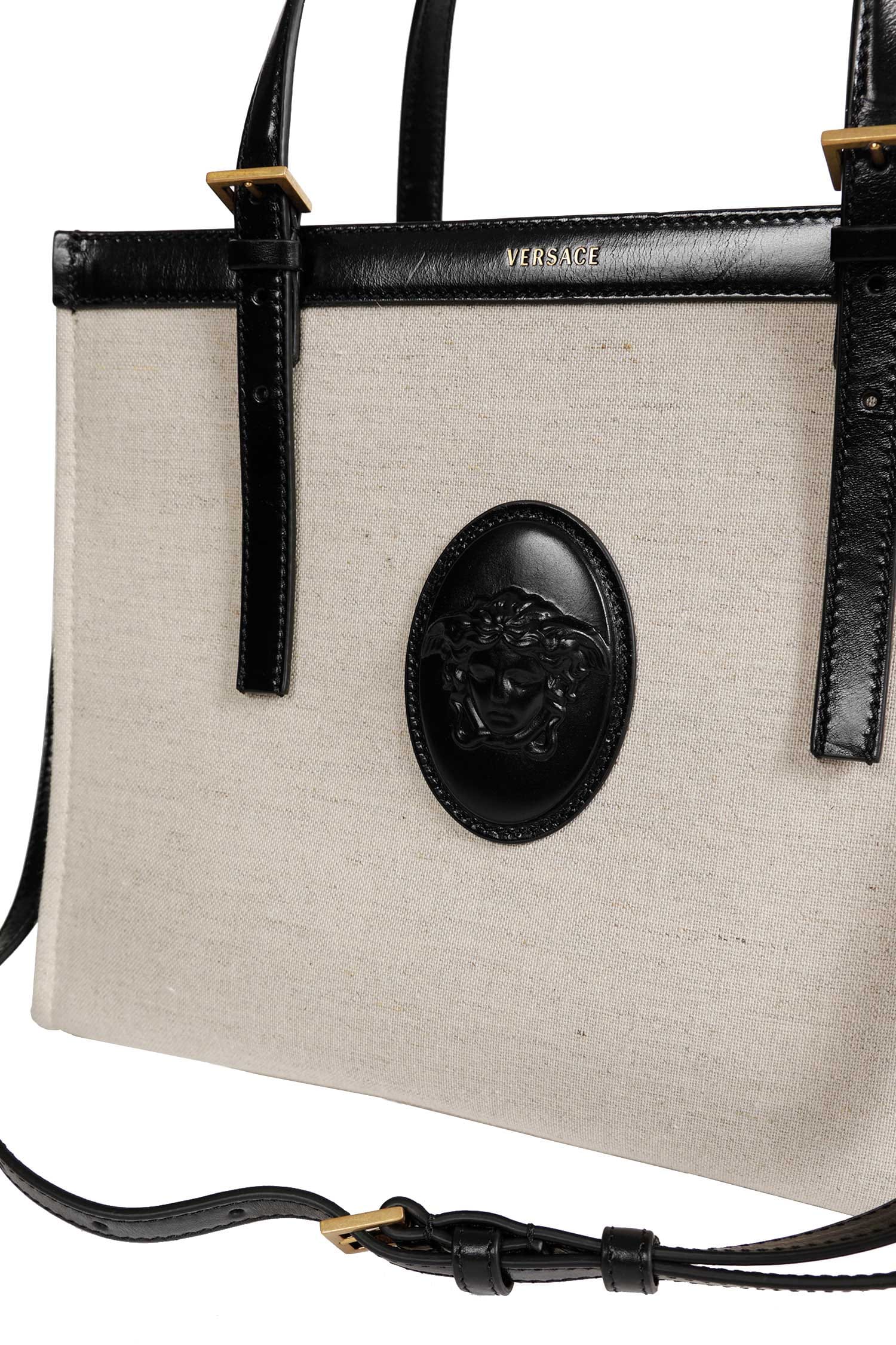 Versace Rivière Canvas Tote Bag