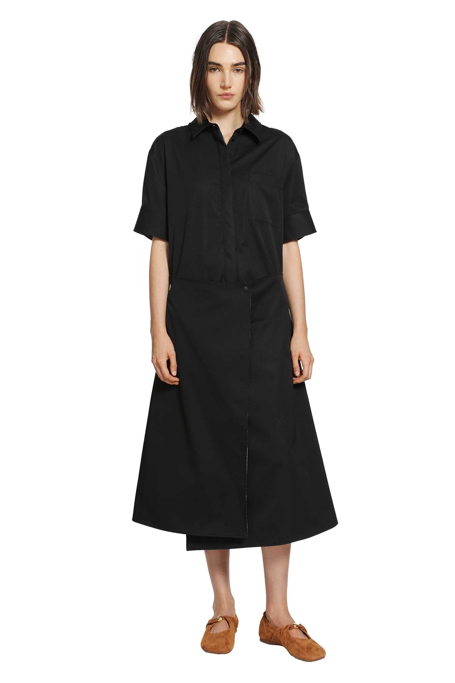 Loewe Shirt Dress in Cotton and Silk