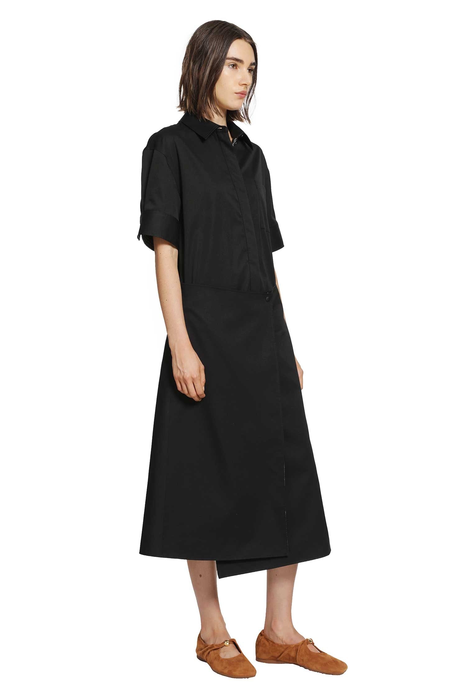 Loewe Shirt Dress in Cotton and Silk