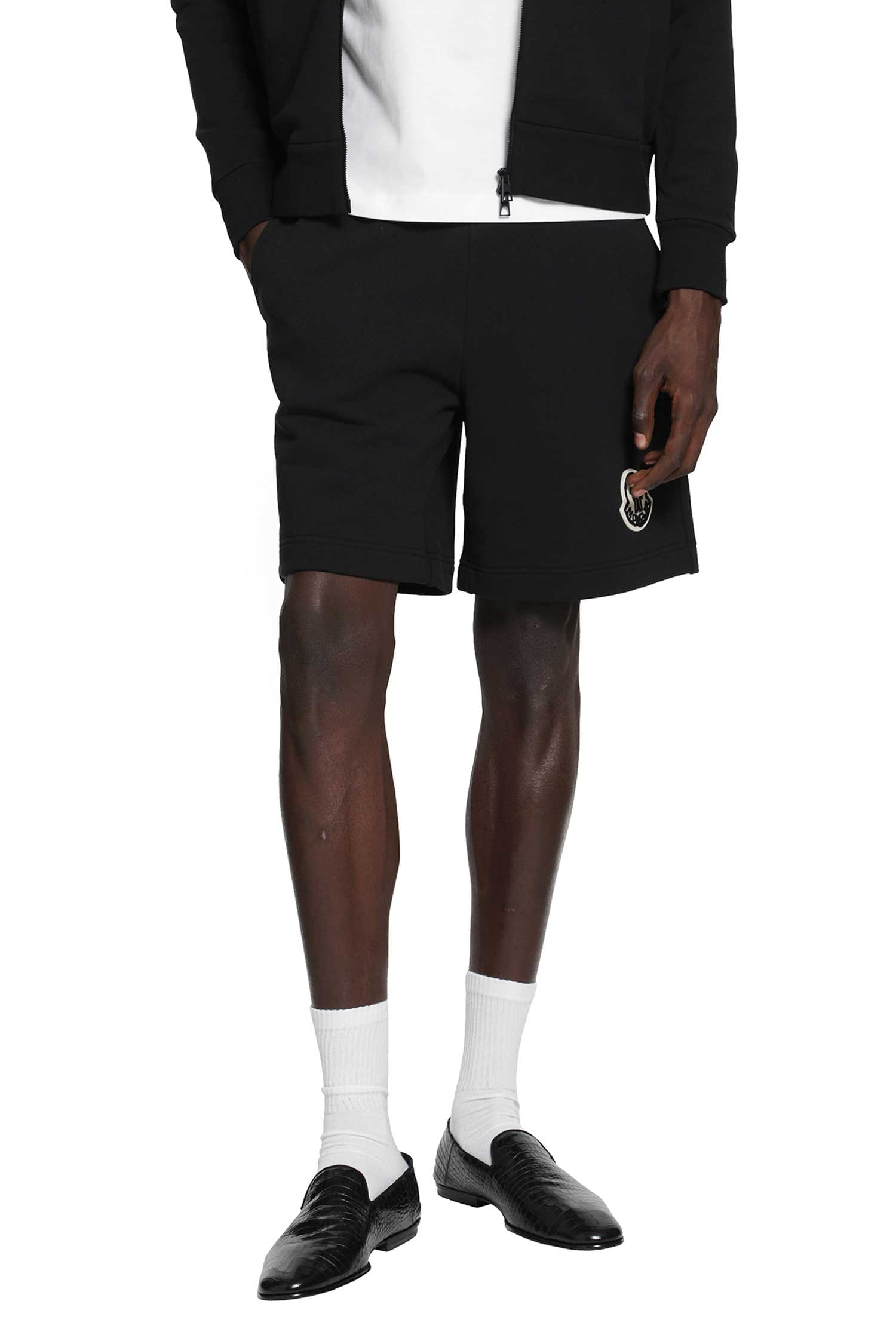 Moncler Logo Cotton jersey Shorts