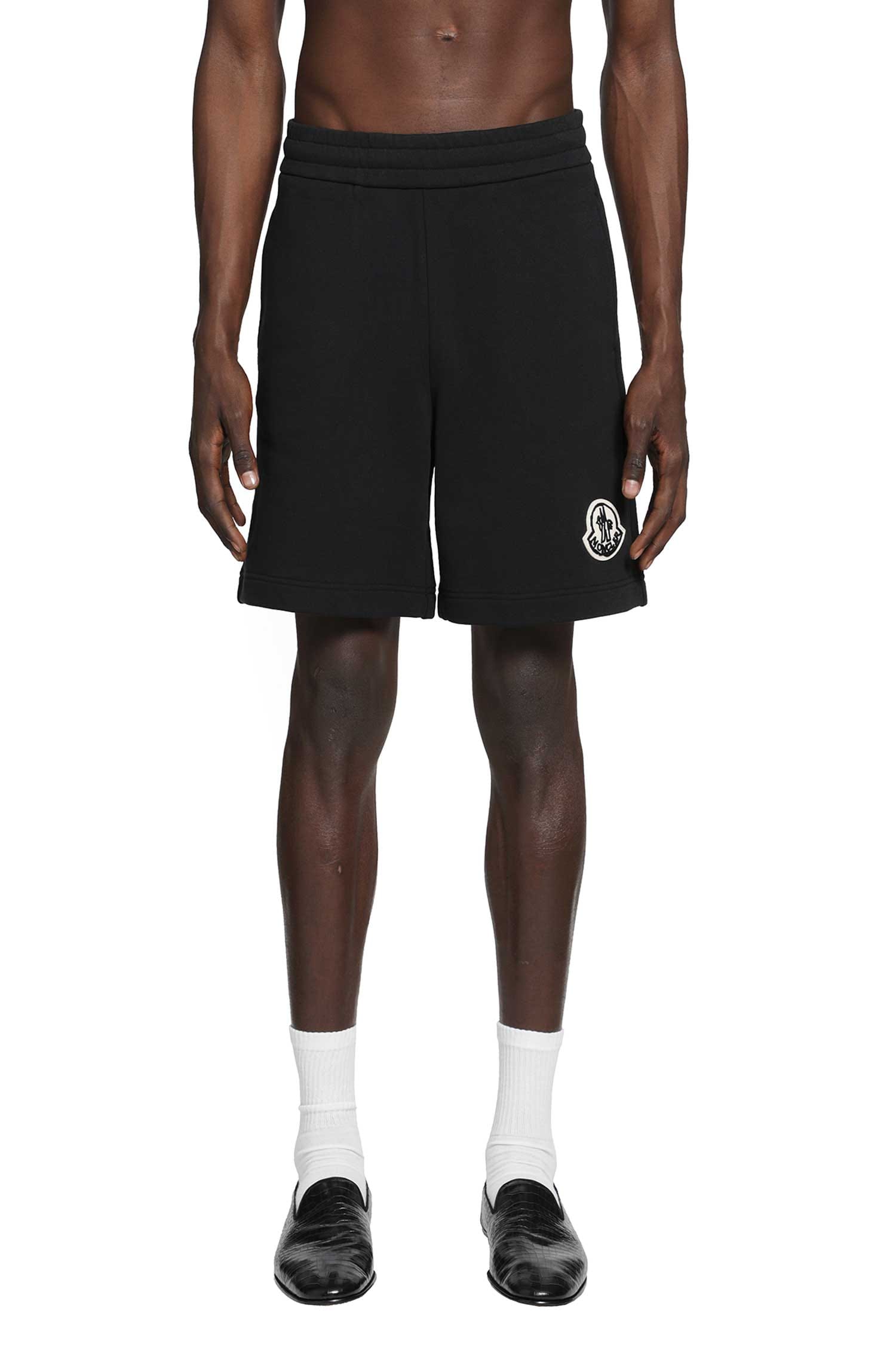 Moncler Logo Cotton jersey Shorts