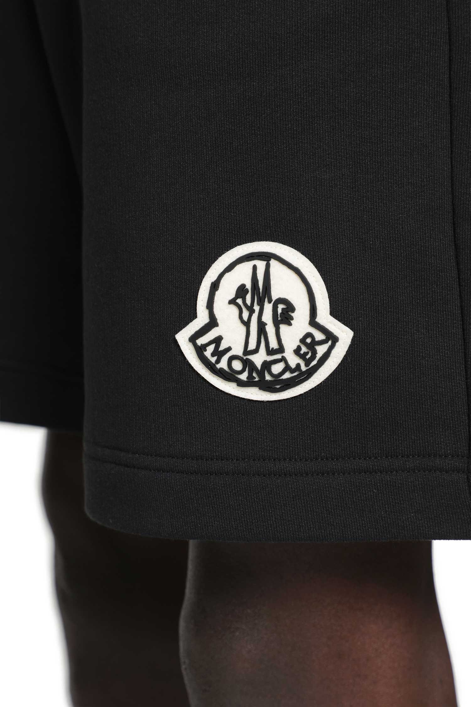 Moncler Logo Cotton jersey Shorts