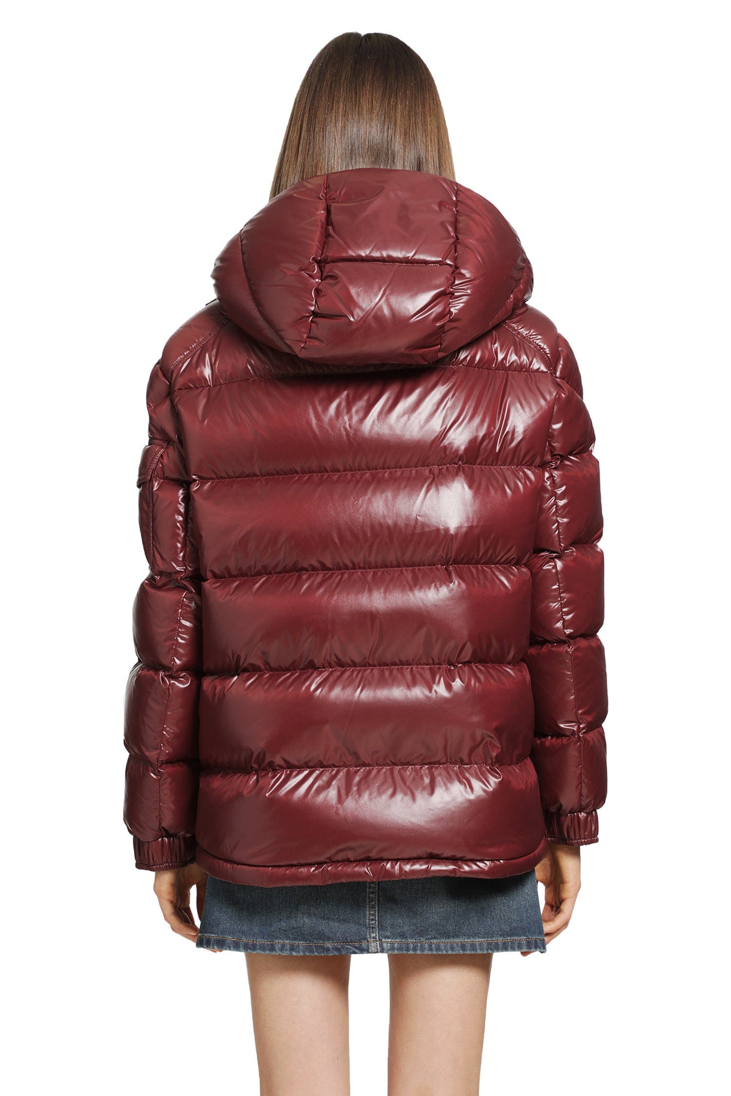 Moncler Maire Hooded Short Down Jacket