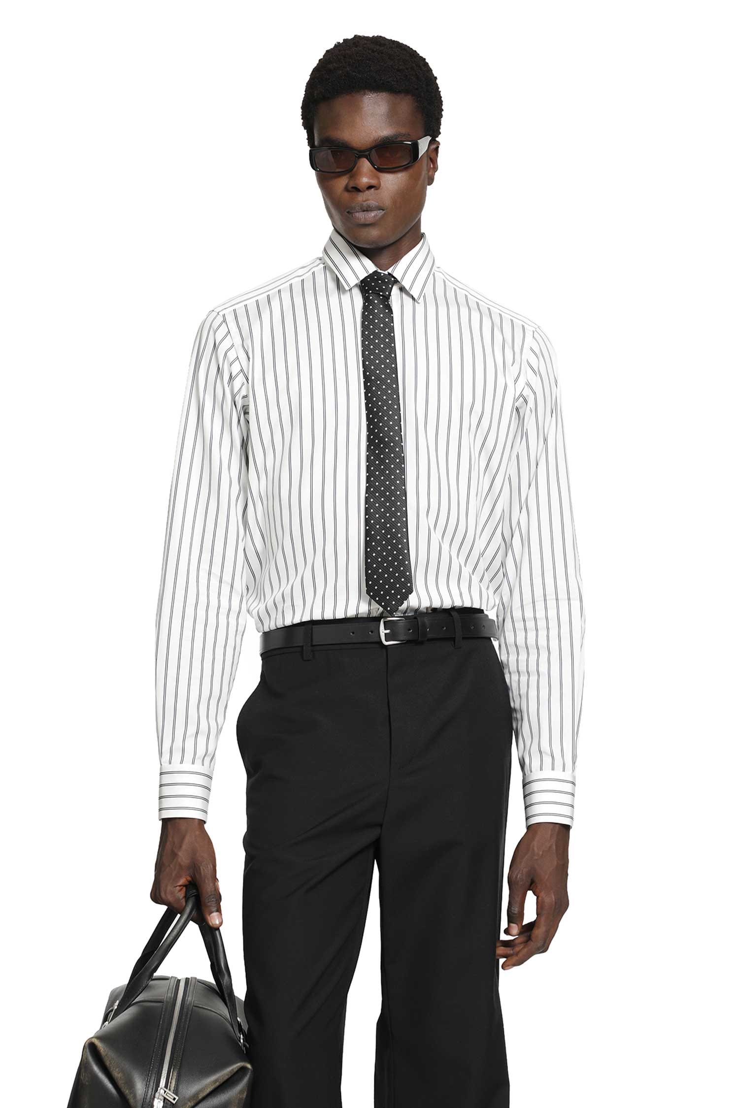 TOM FORD Poplin Stripe Classic Shirt