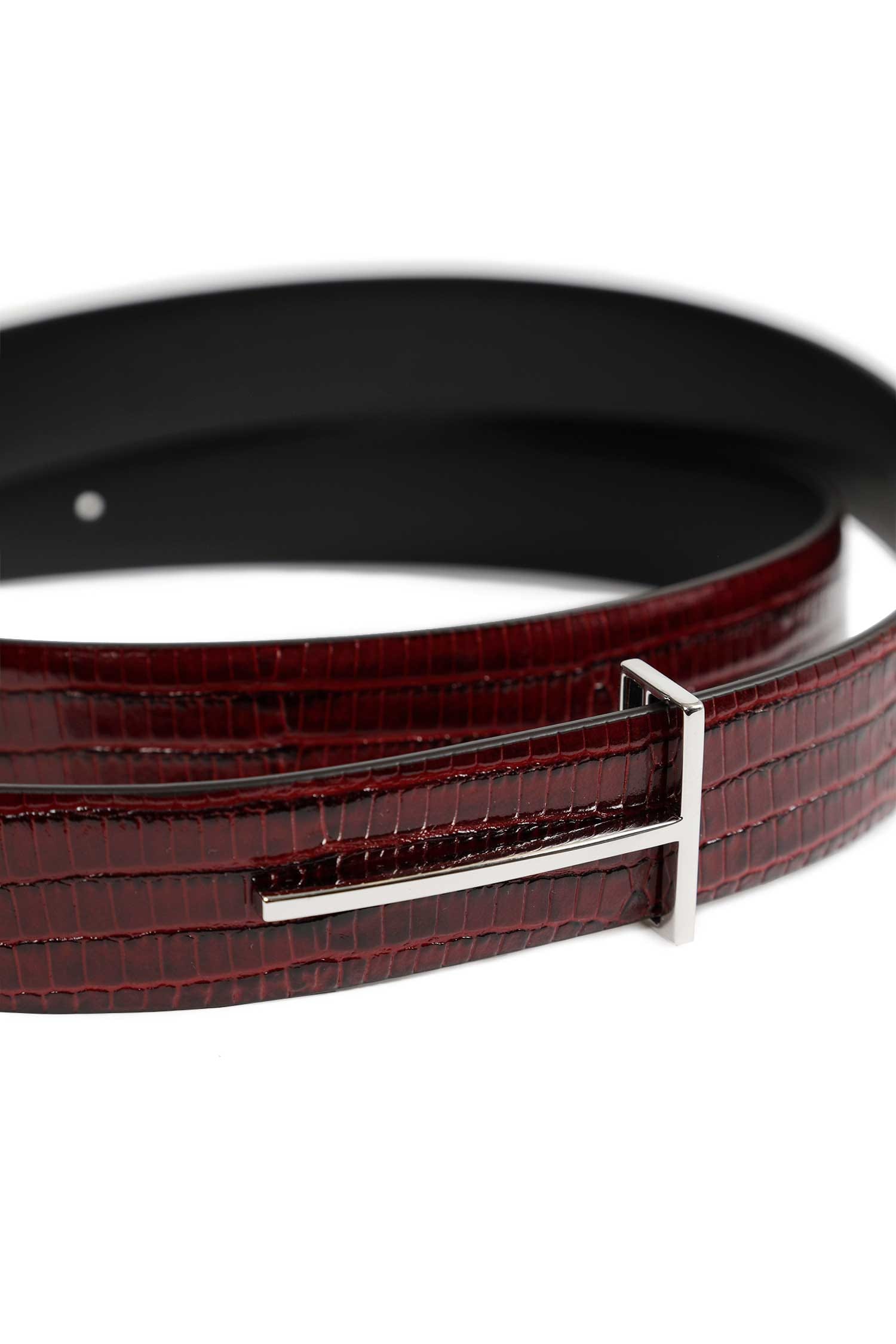 TOM FORD Printed Tejus Reversible T Belt