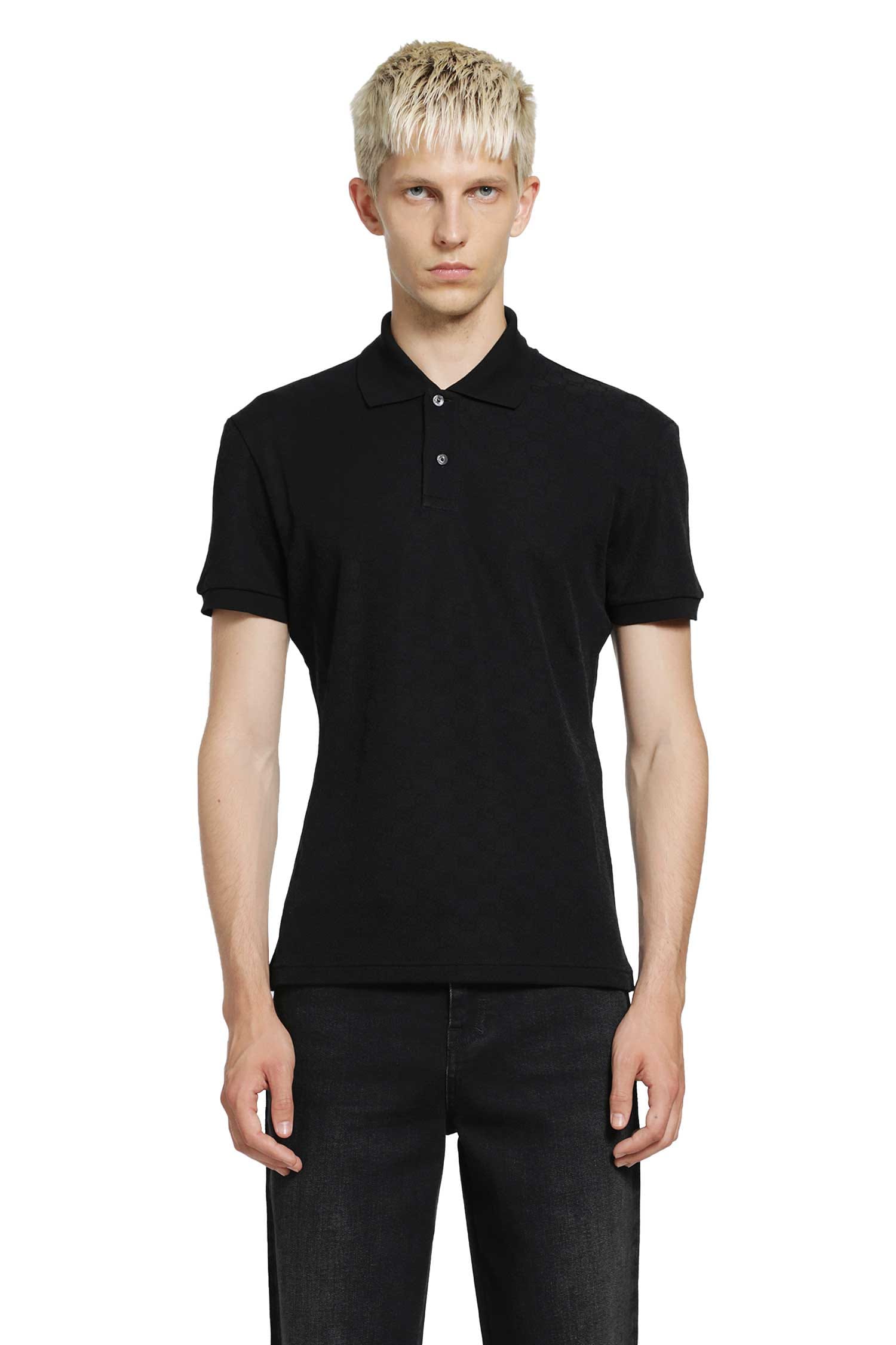 Gucci GG Technical Jersey Jacquard Polo Shirt