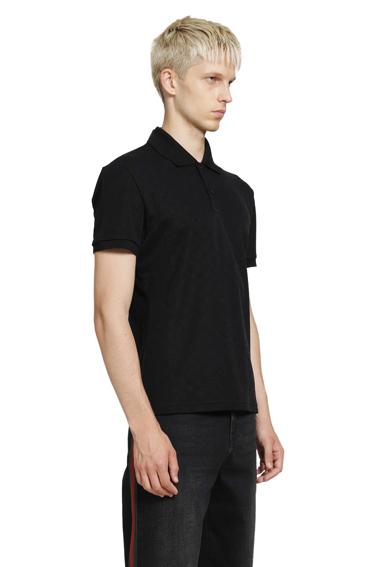 Gucci GG Technical Jersey Jacquard Polo Shirt