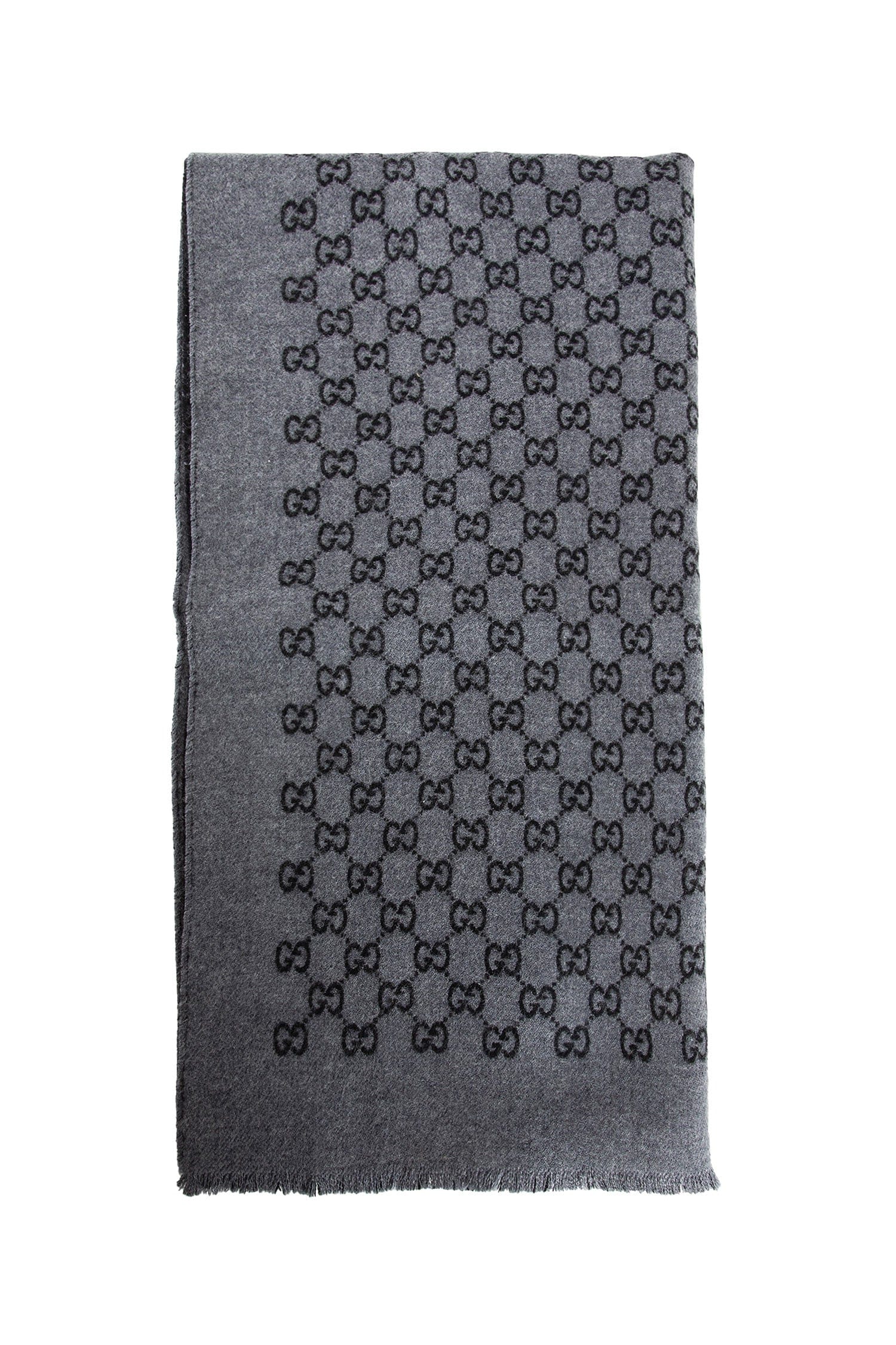 Gucci Double Jacquard GG Wool Scarf