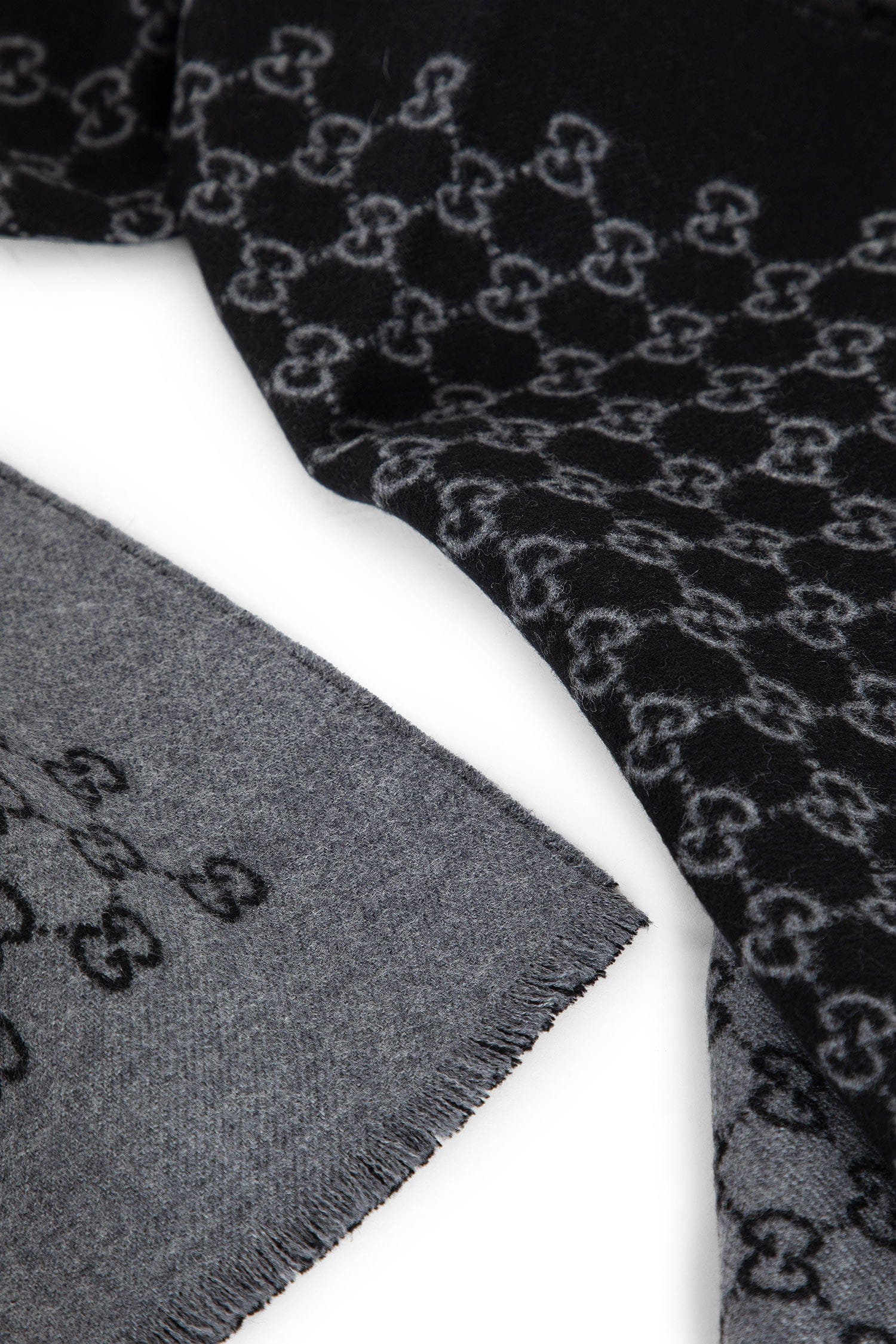 Gucci Double Jacquard GG Wool Scarf