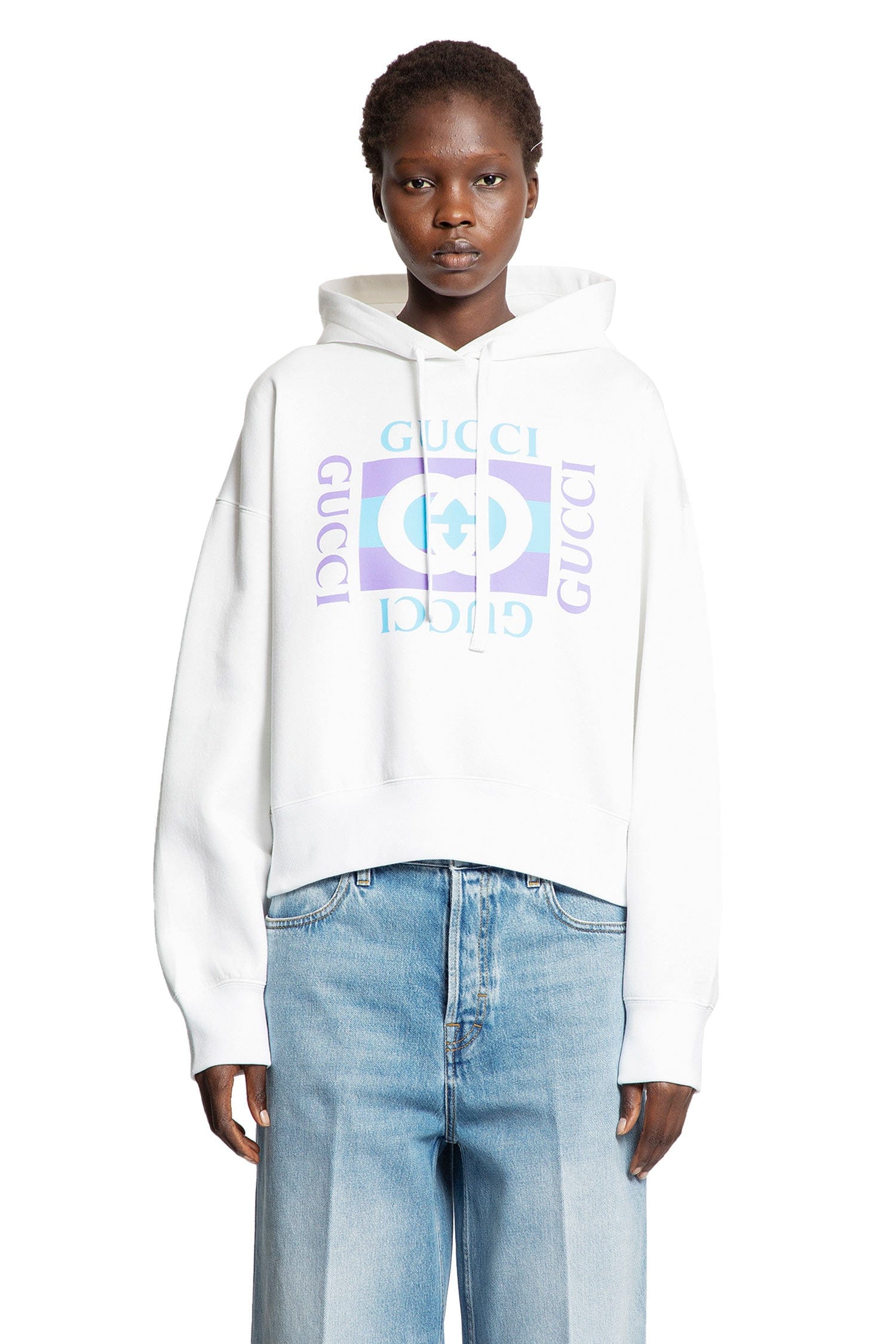 Gucci Vintage Logo Boxy Hoodie